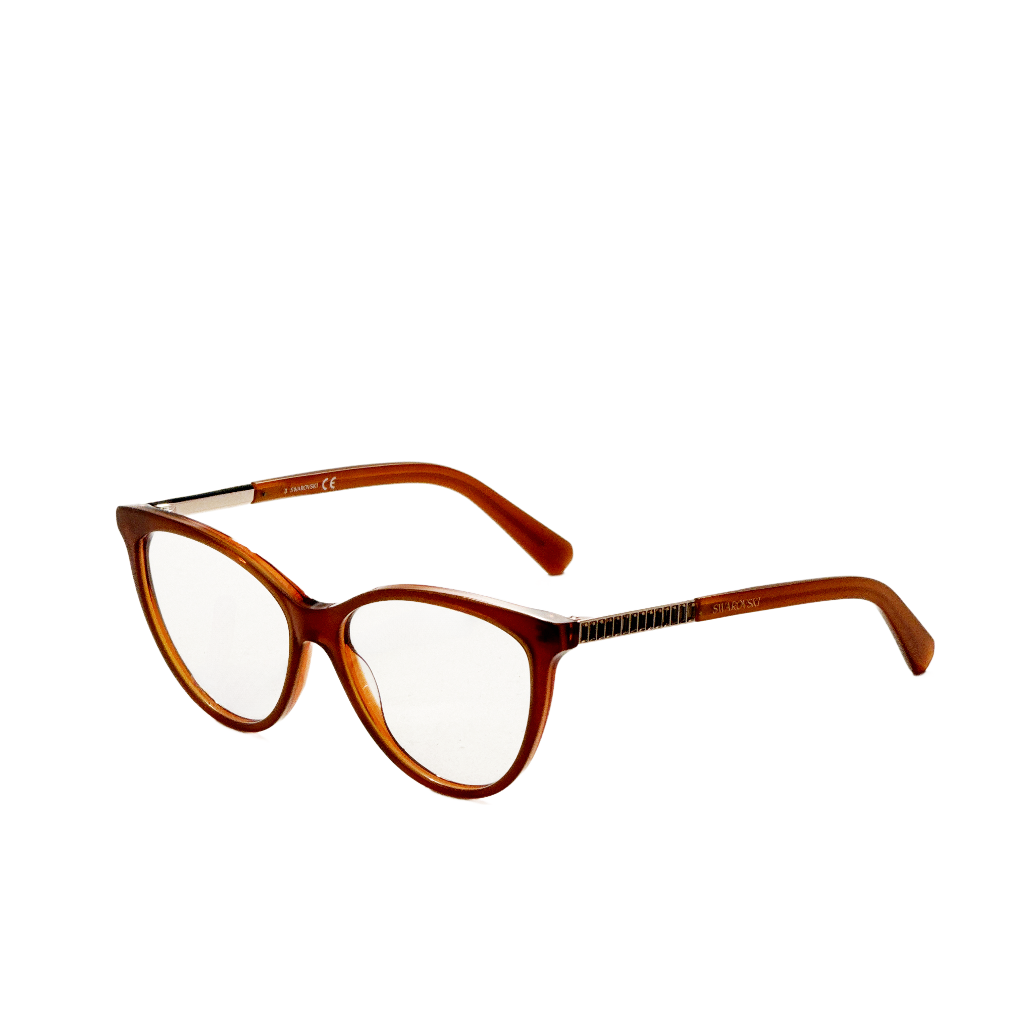 Swarovski Women's 53 mm Shiny Orange Eyeglasses SK5474-53042