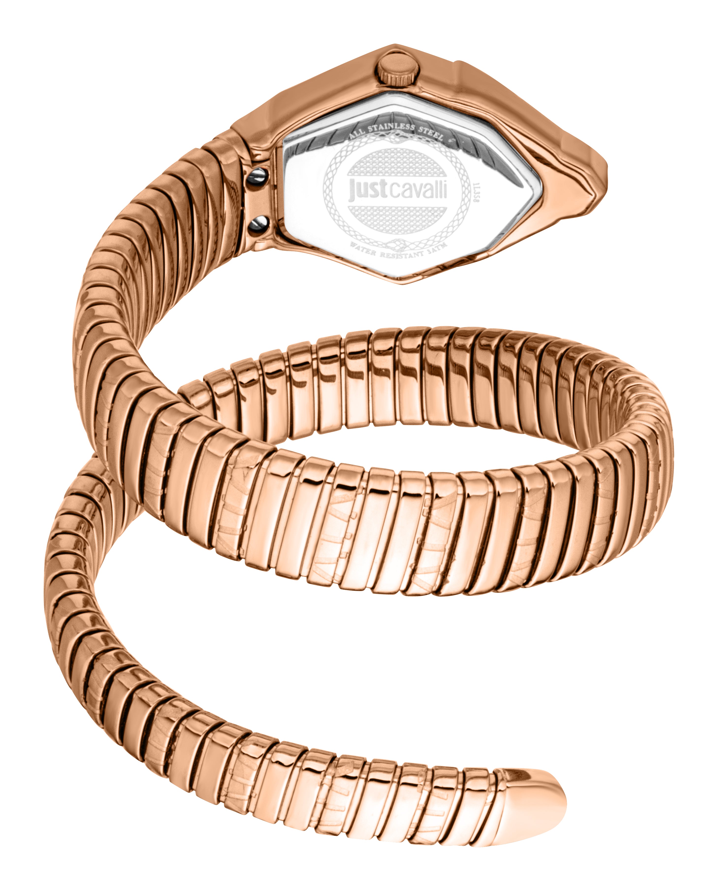Just Cavalli Women's Snake 316L Stainless Steel Watch