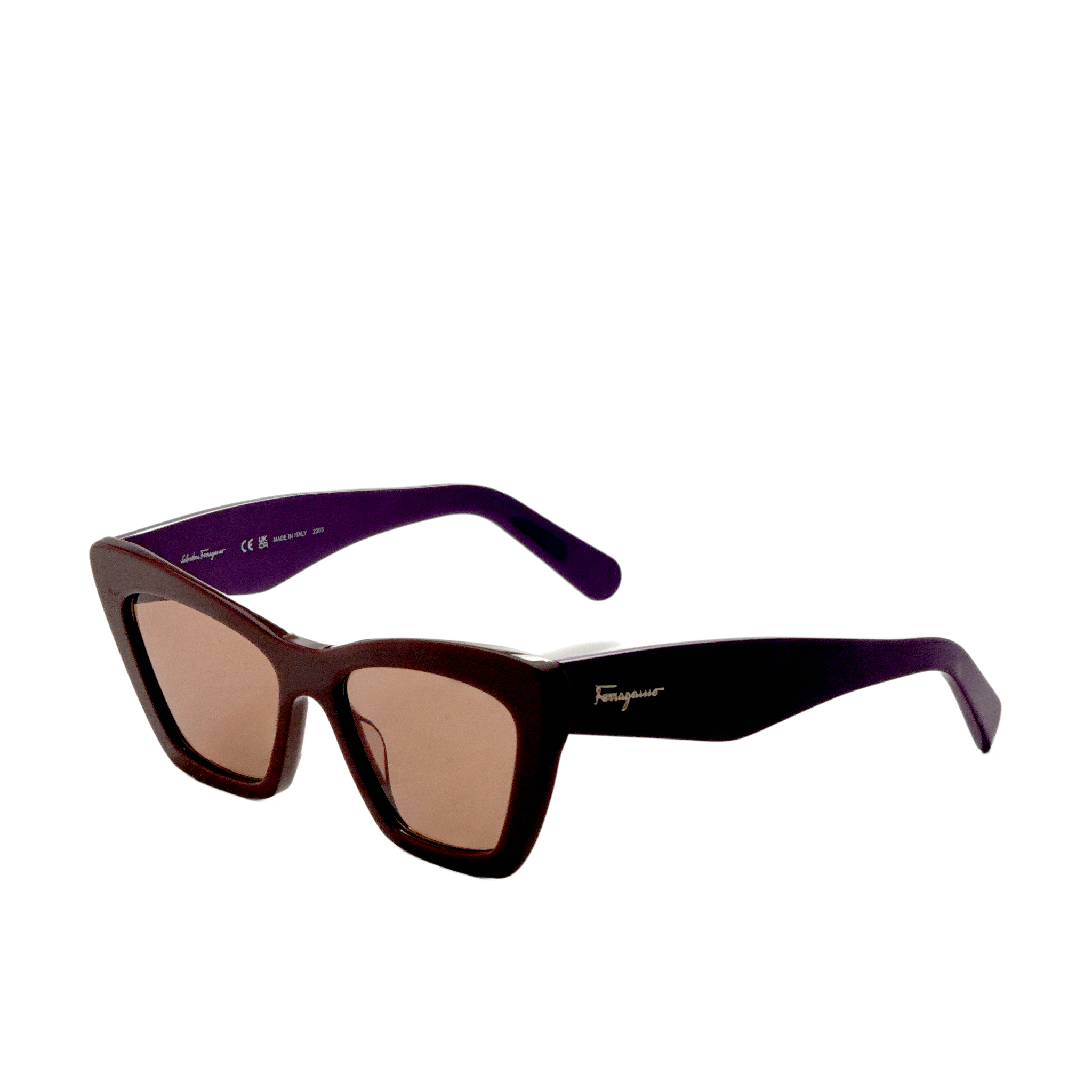 Ferragamo Women's 55mm Dark Brown Sunglasses SF929S-209-55