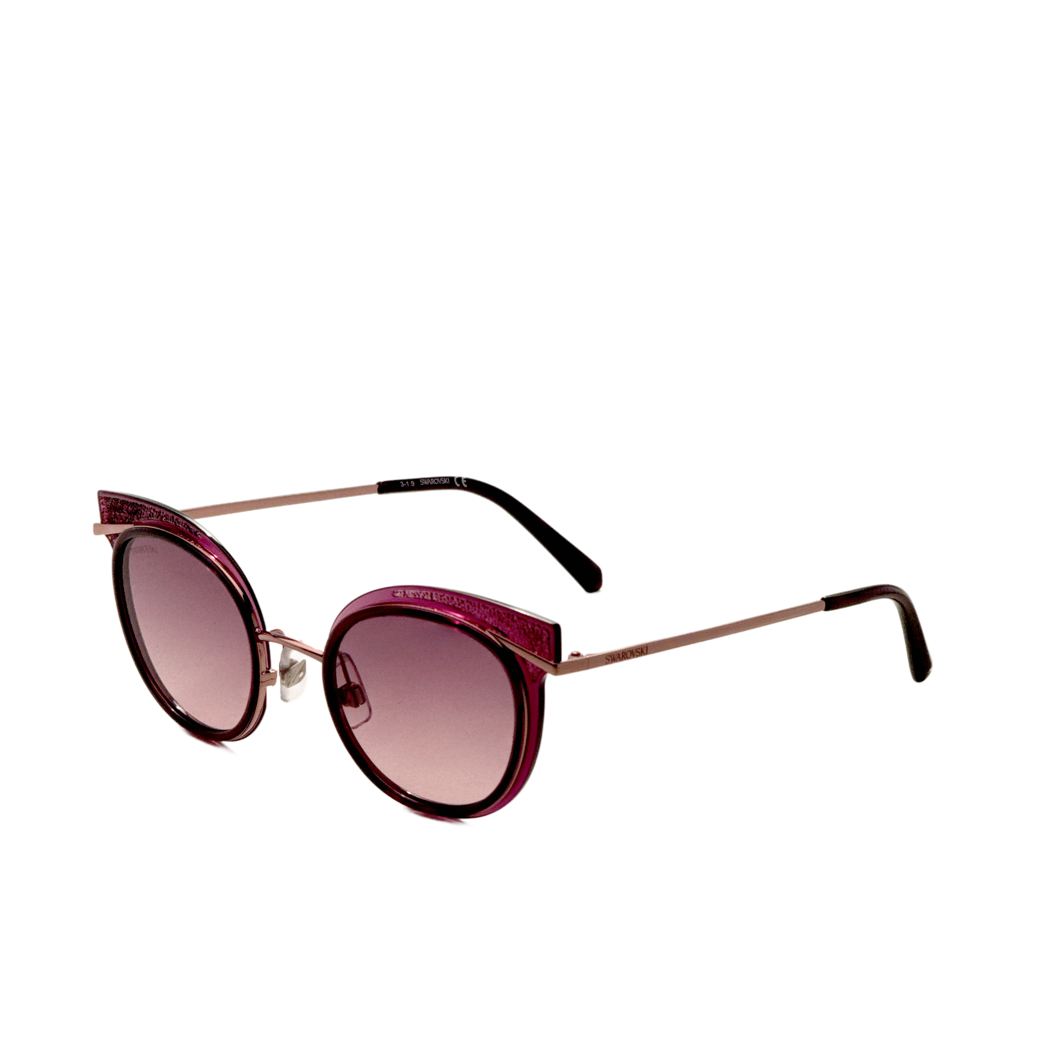Swarovski Women's 50 mm Shiny Lilac Sunglasses SK0169-5078T