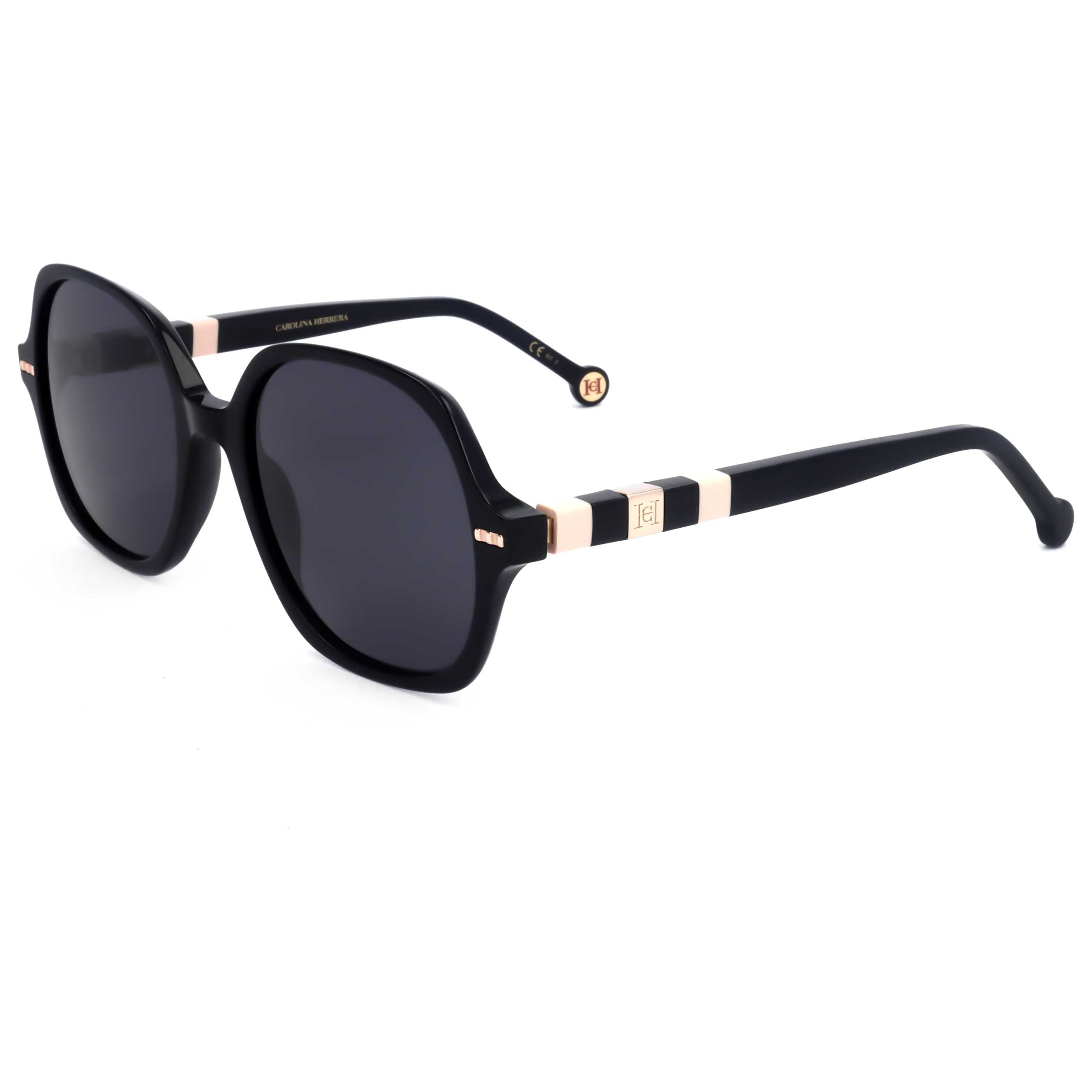 Carolina Herrera Women's 55mm Black Nude Sunglasses HER0106-S-KDX-55