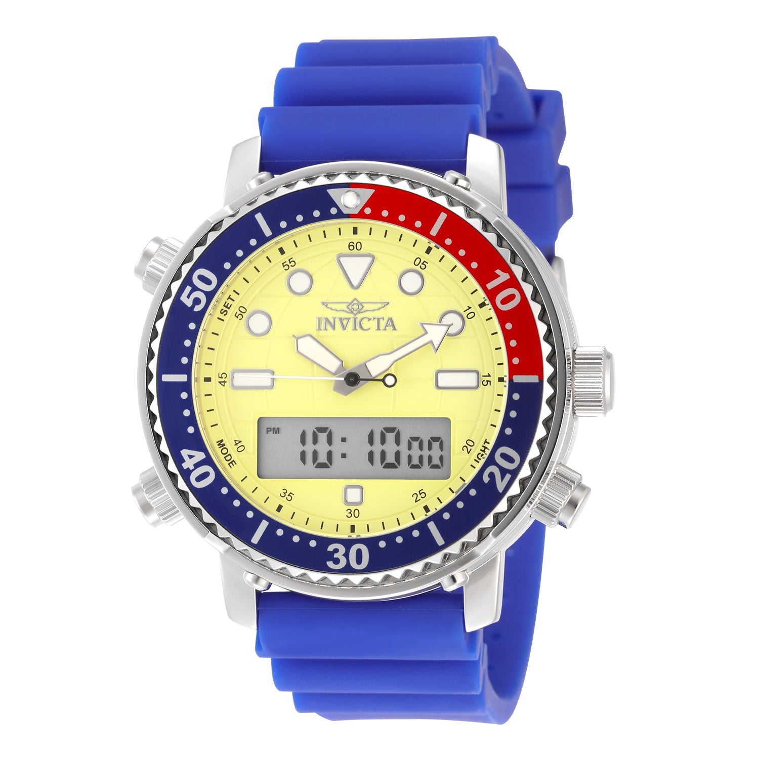 Invicta Men's Pro Diver 46.5mm Digital Chronograph Watch IN-49449