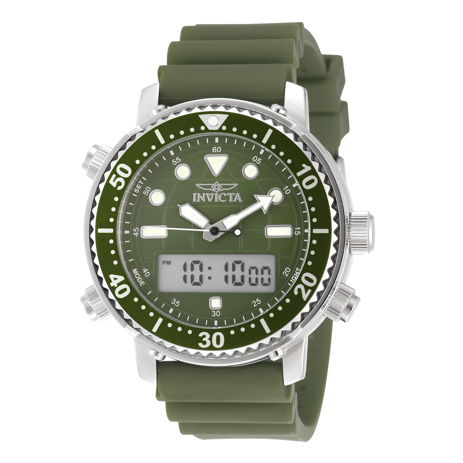 Invicta Men's Pro Diver 46.5mm Digital Chronograph Watch IN-49450
