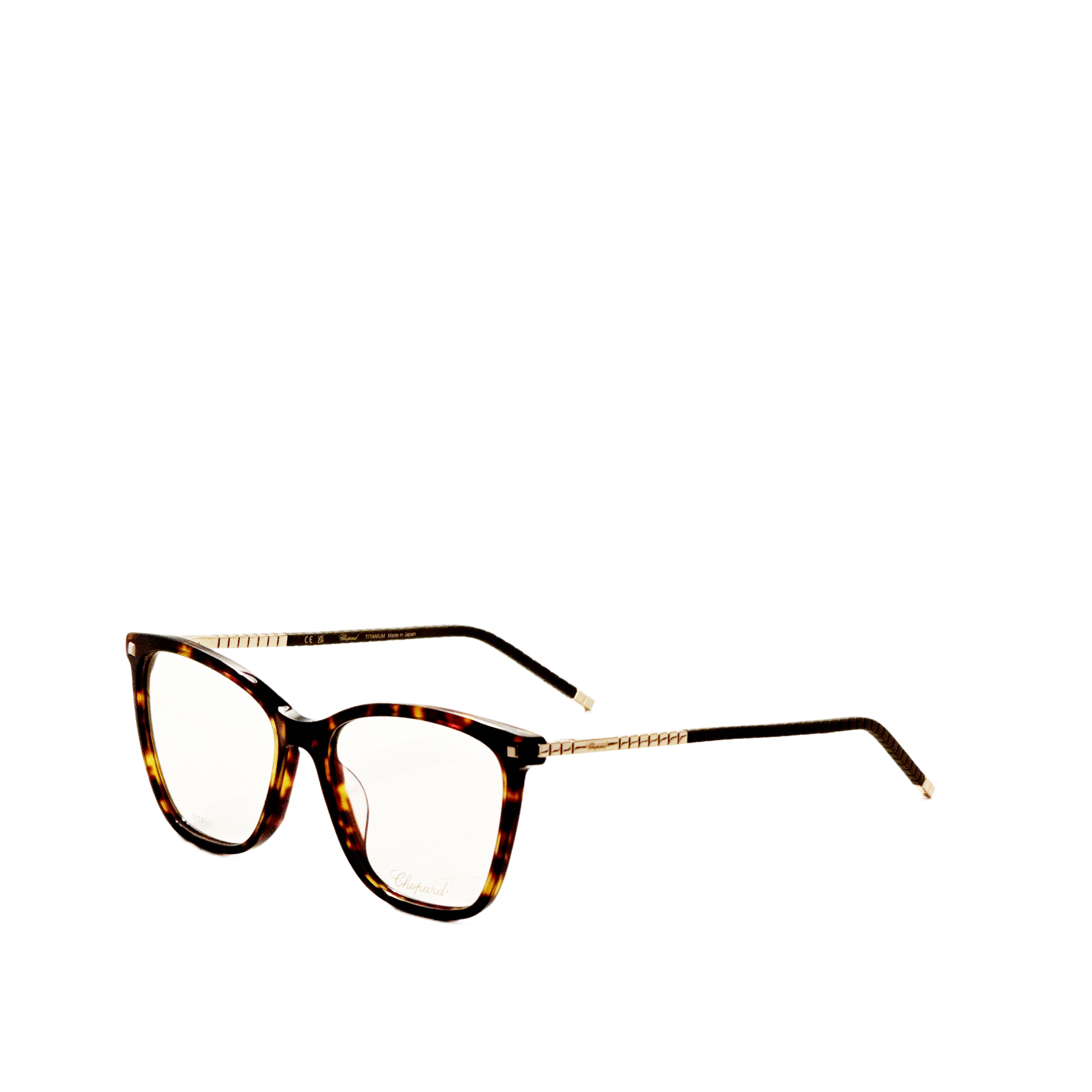 Chopard Women's 55 Dark Havana Eyeglasses VCH349M5504BL