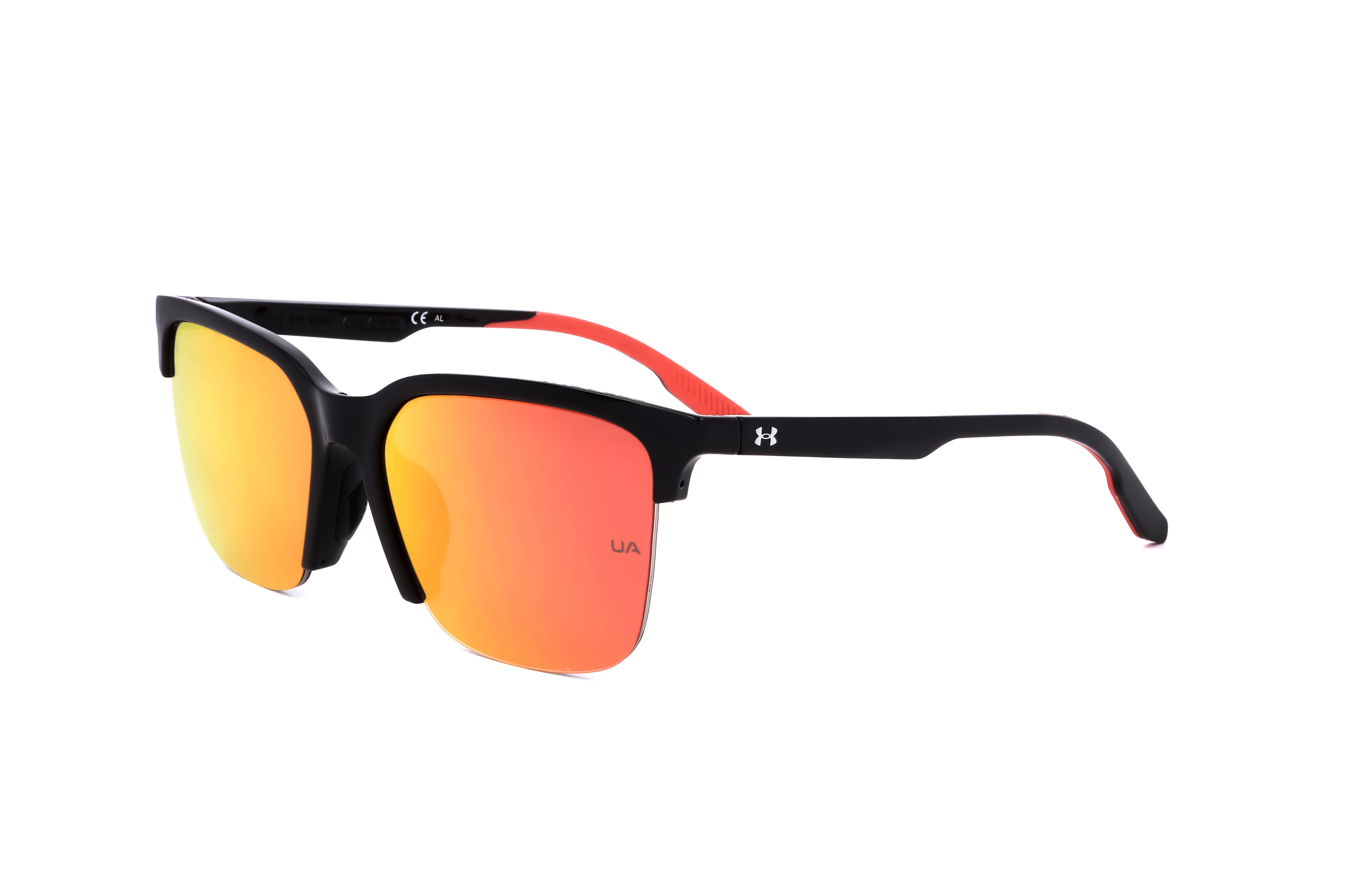 Under Armour Men's 57mm Black Red Sunglasses UAPHENOM-F-OIT-57