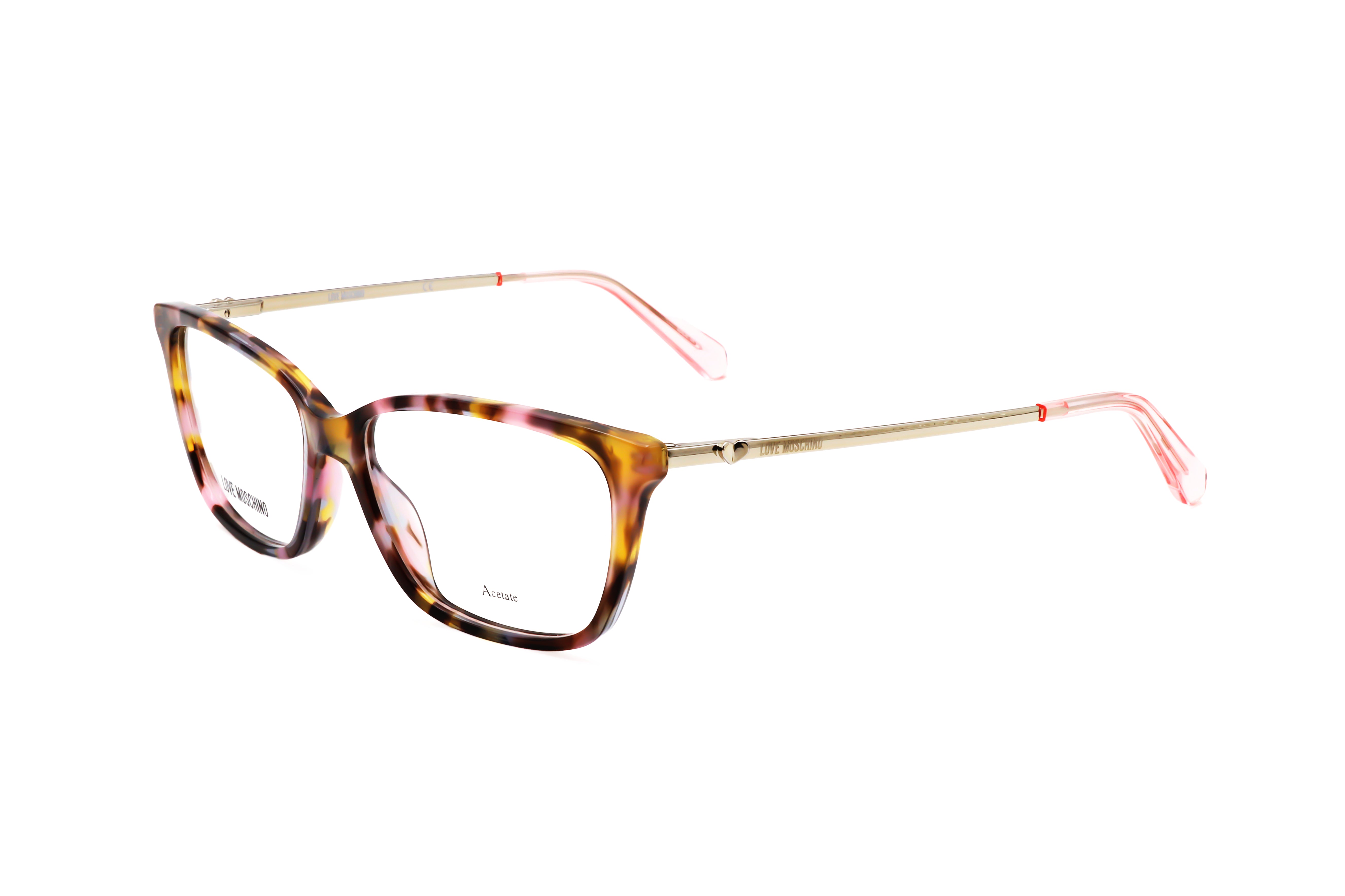 Love Moschino Women's 52mm Havana Pink Eyeglasses MOL550-0T4-52