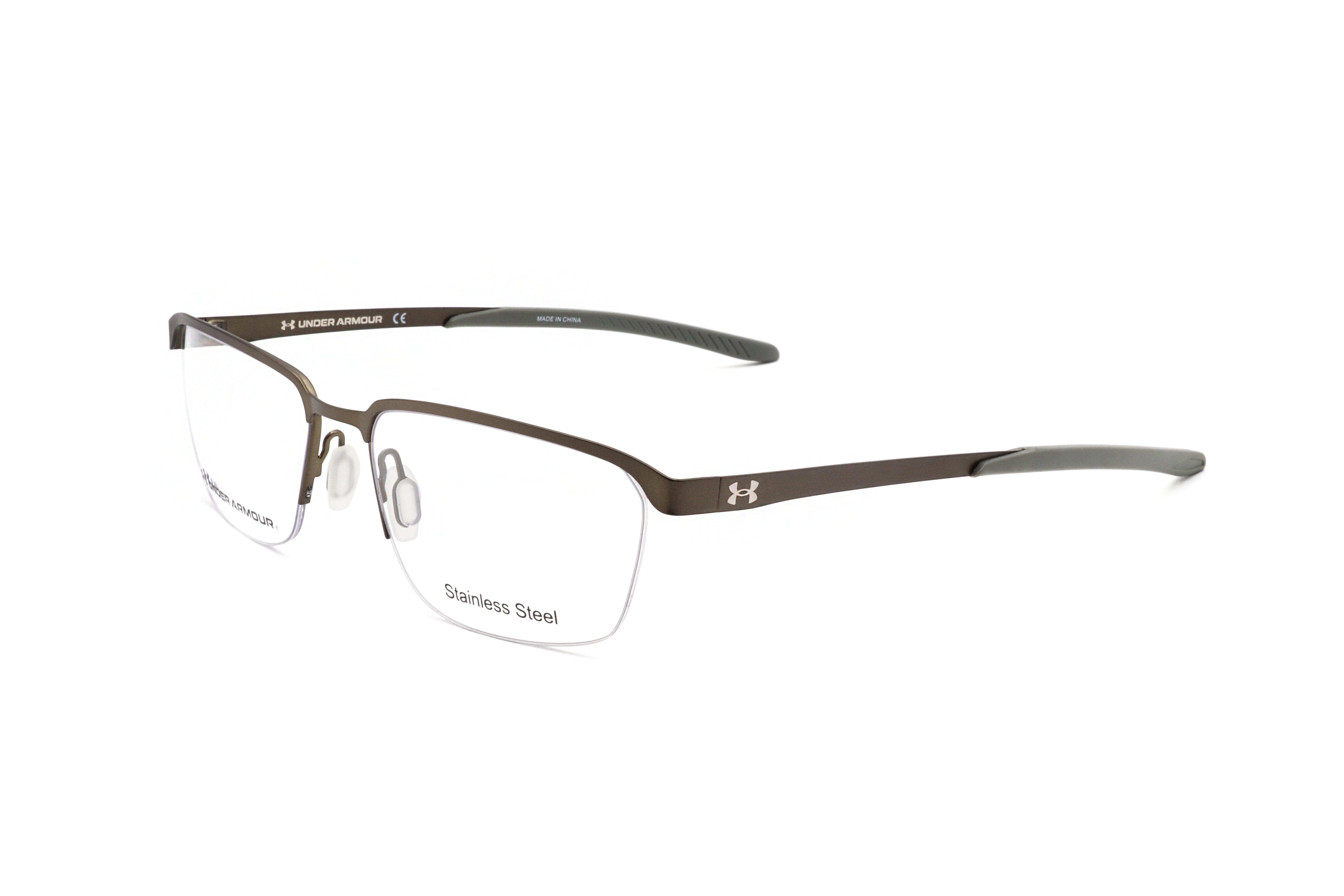 Under Armour Men's 56mm Grey Brown Eyeglasses UA5051-G-S05-56