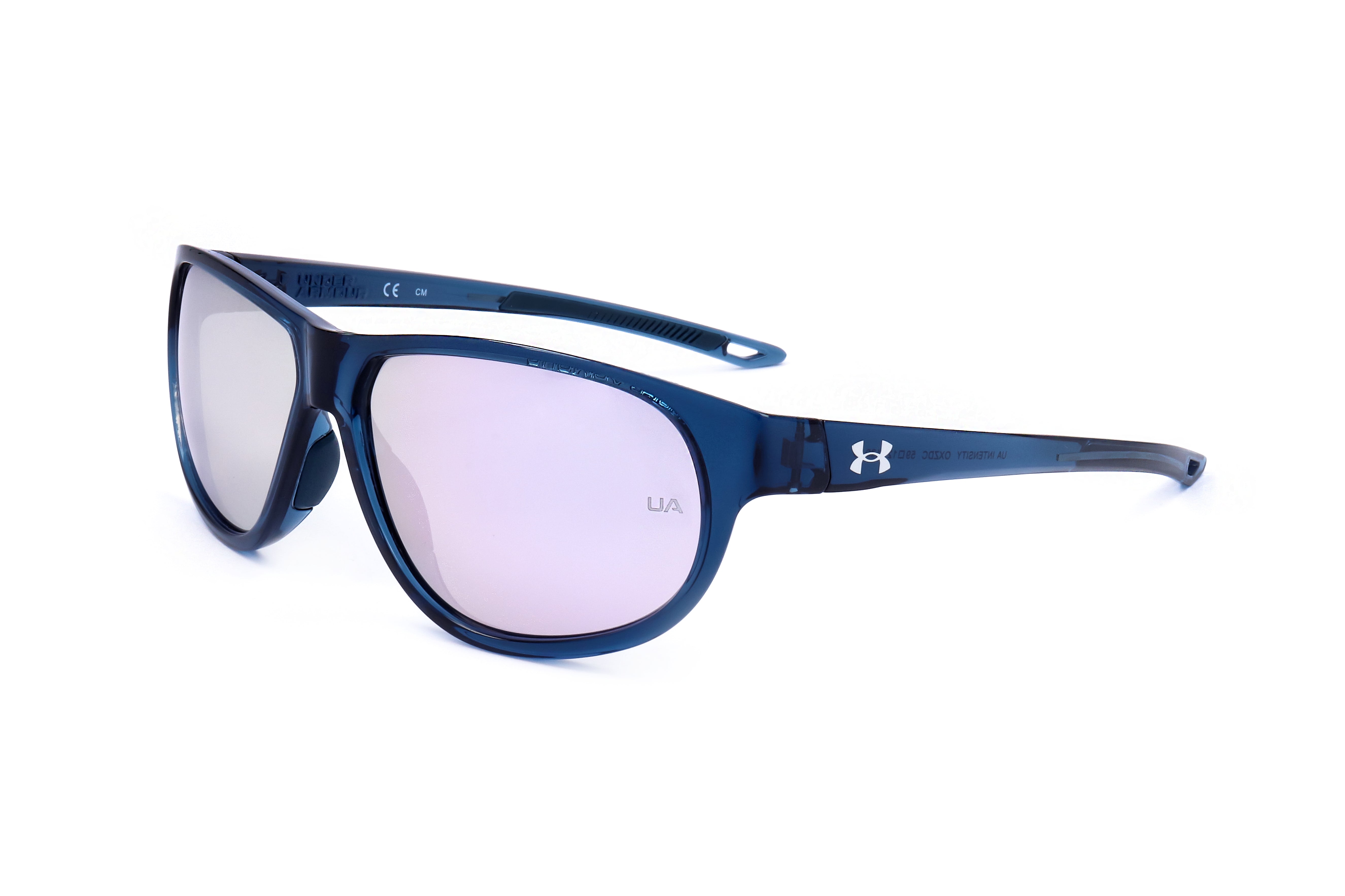 Under Armour Women's 59mm Blue Crystal Sunglasses UAINTENSITY-OXZ-59