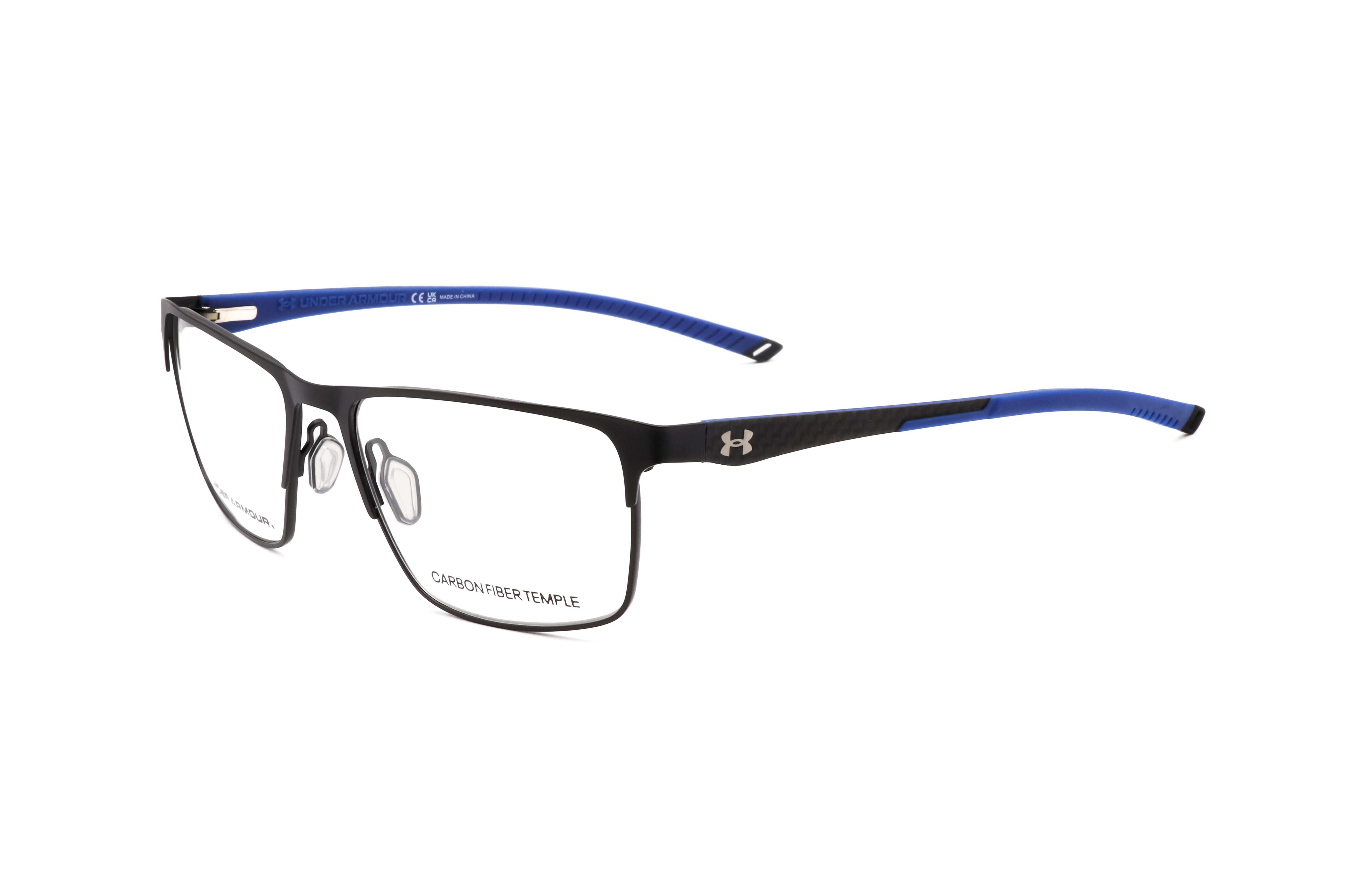 Under Armour Men's 56mm Matte Black Blue Eyeglasses UA5050-G-0VK-56