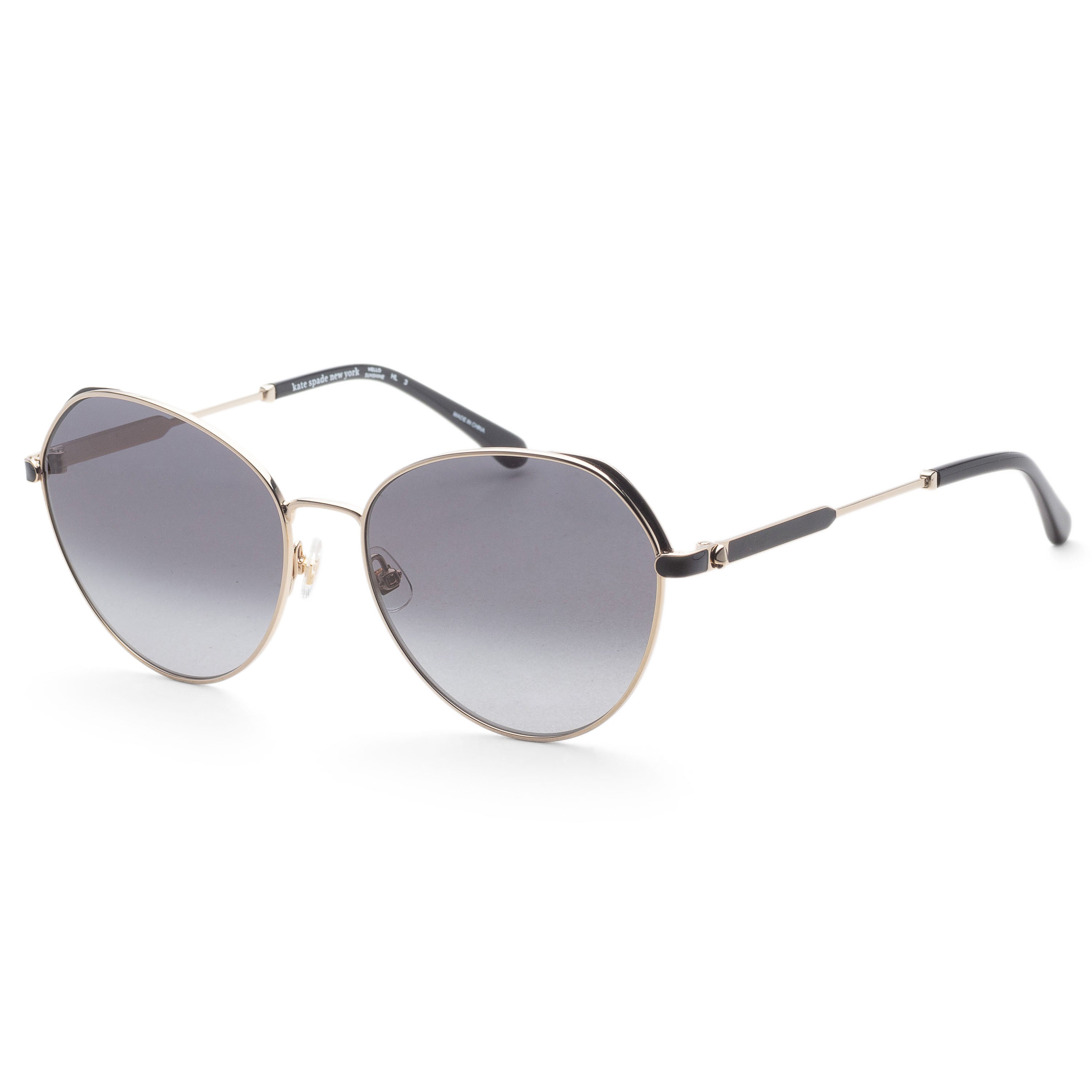 Kate Spade Women's 59mm Gold Black Sunglasses OCTAVIA-G-S-RHL-59