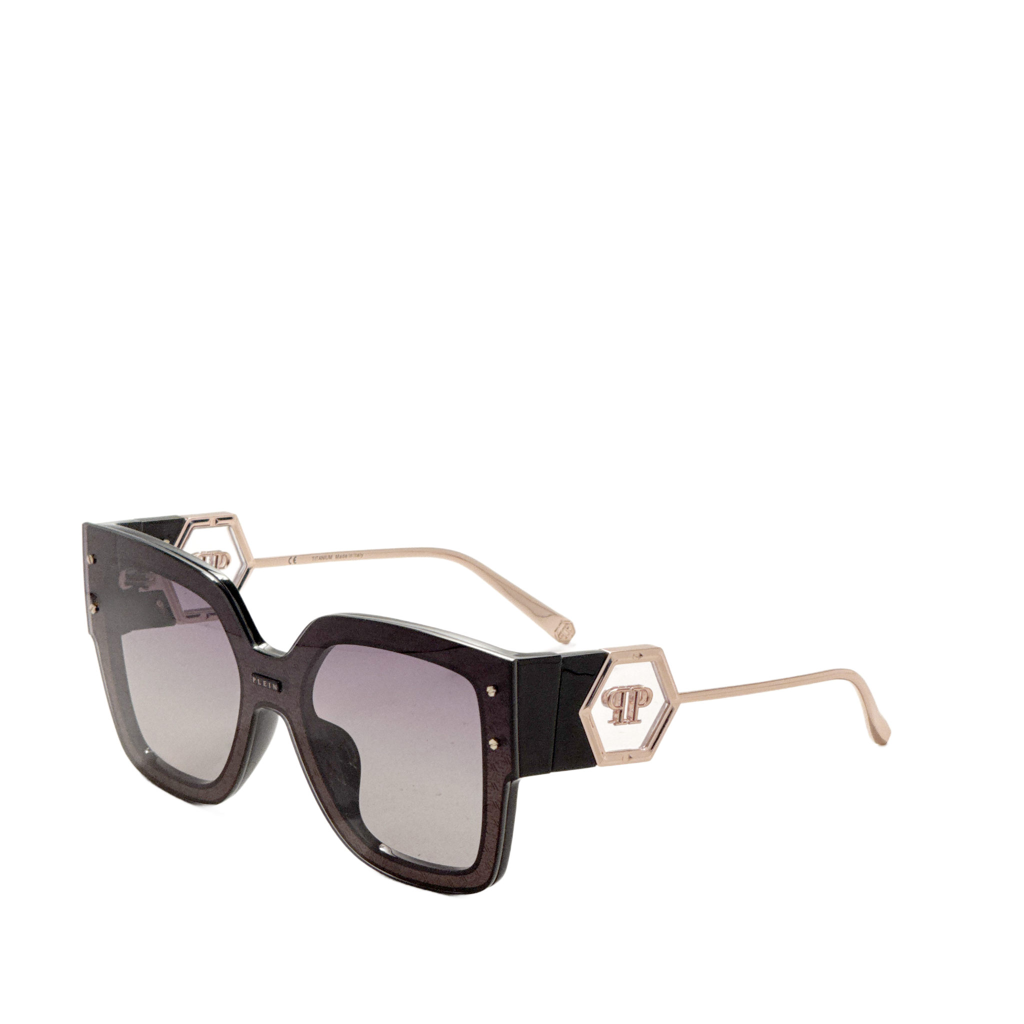 Philipp Plein Women's 99 mm Black Sunglasses SPP041M990Z42