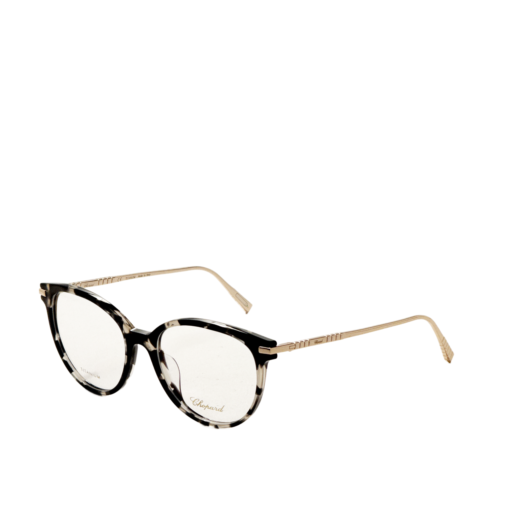 Chopard Women's 52 mm Pattern Light Havana Grey Eyeglasses VCH298520793