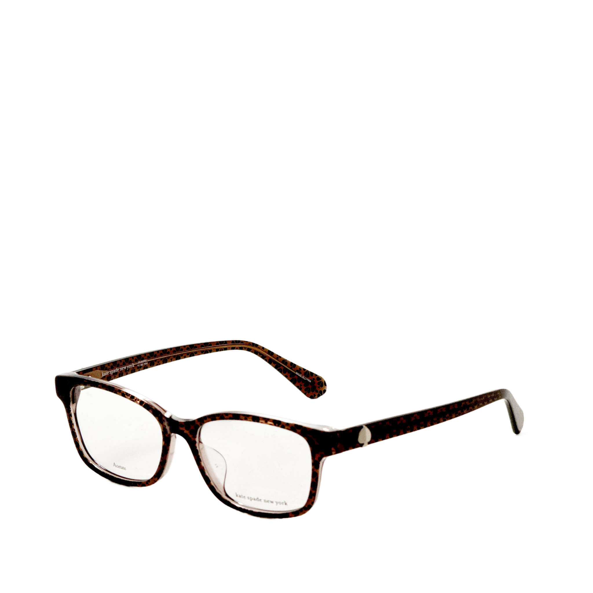 Kate Spade Women's 53mm Transparent Brown Honey Tweed Eyeglasses KARIANE-F-305-53
