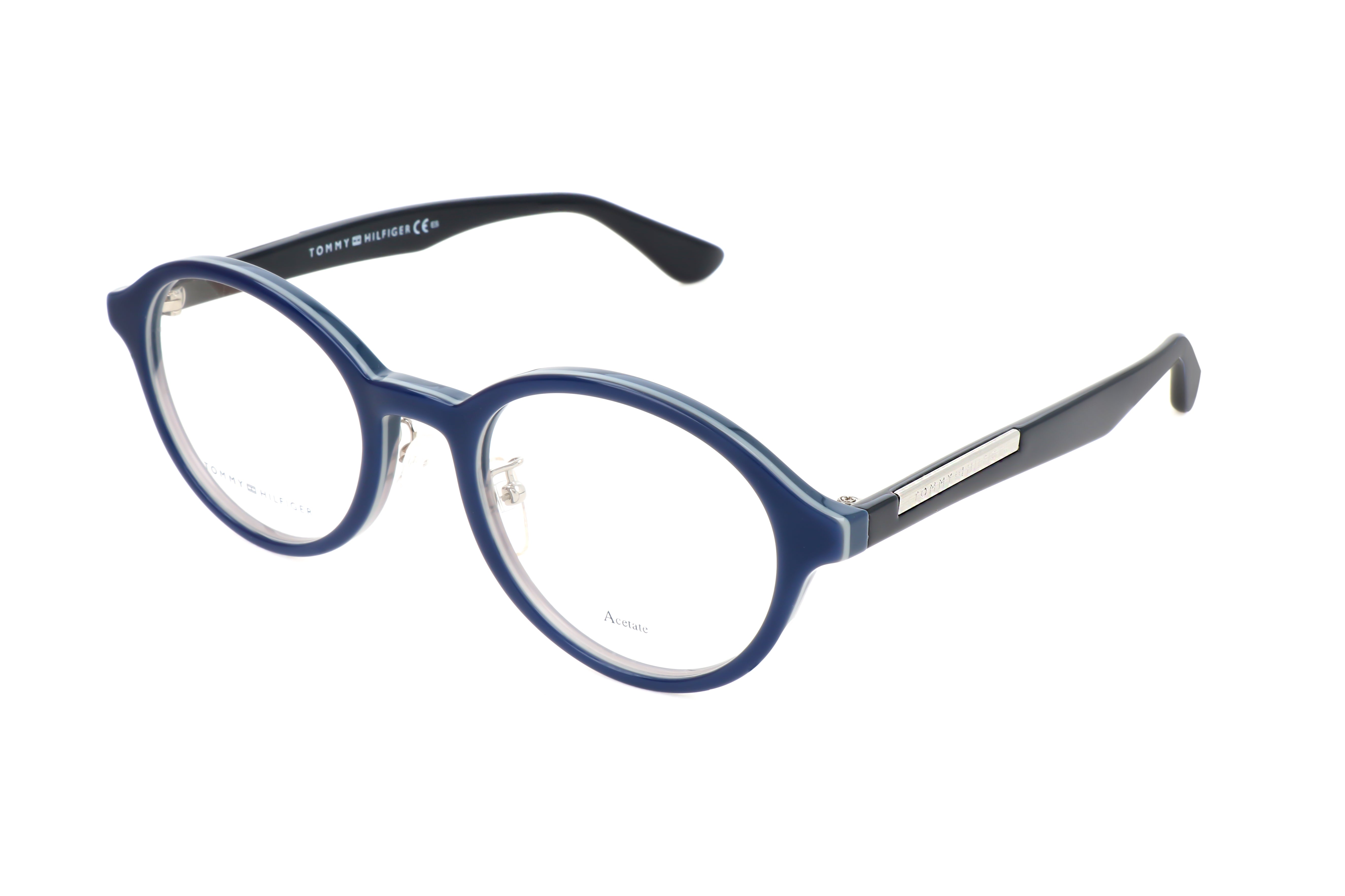 Tommy Hilfiger Men's 50 mm Blue Eyeglasses TH-1581-F-737-50