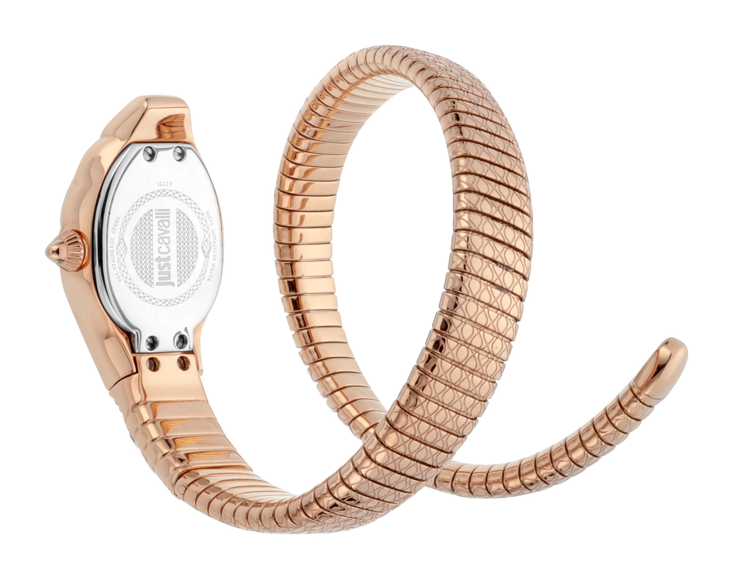 Just Cavalli Women's Snake 316L Stainless Steel Watch