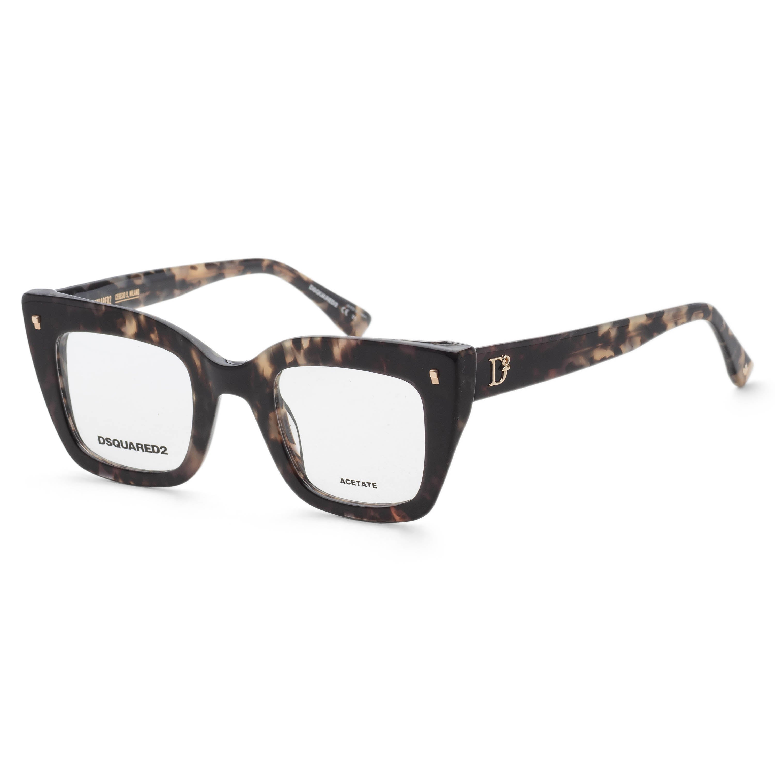 Dsquared2 Women's 47mm Grey Havana Eyeglasses D20099-ACI-47