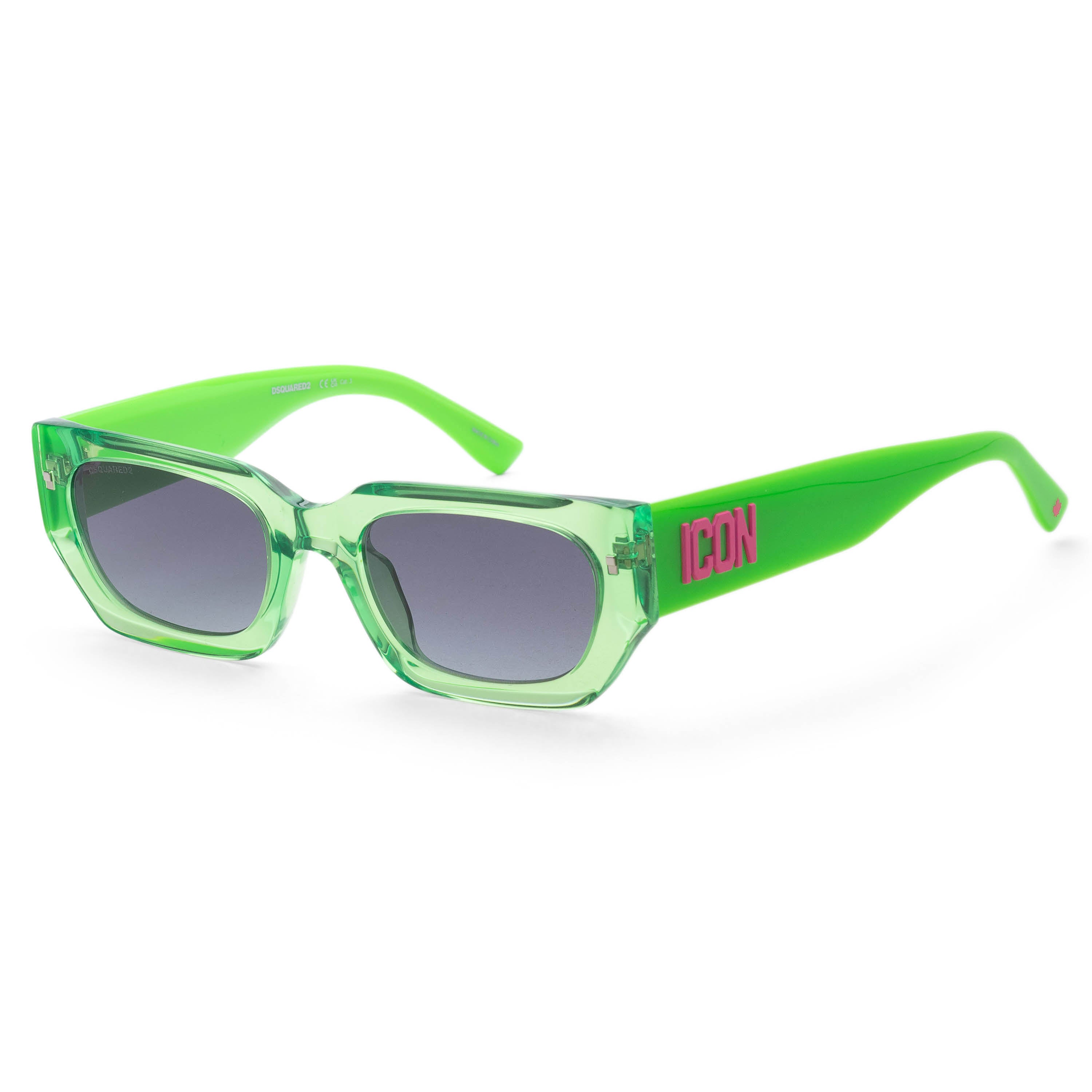 Dsquared2 Women's 53mm Green Fluo Sunglasses ICON0017-S-6FZ-53