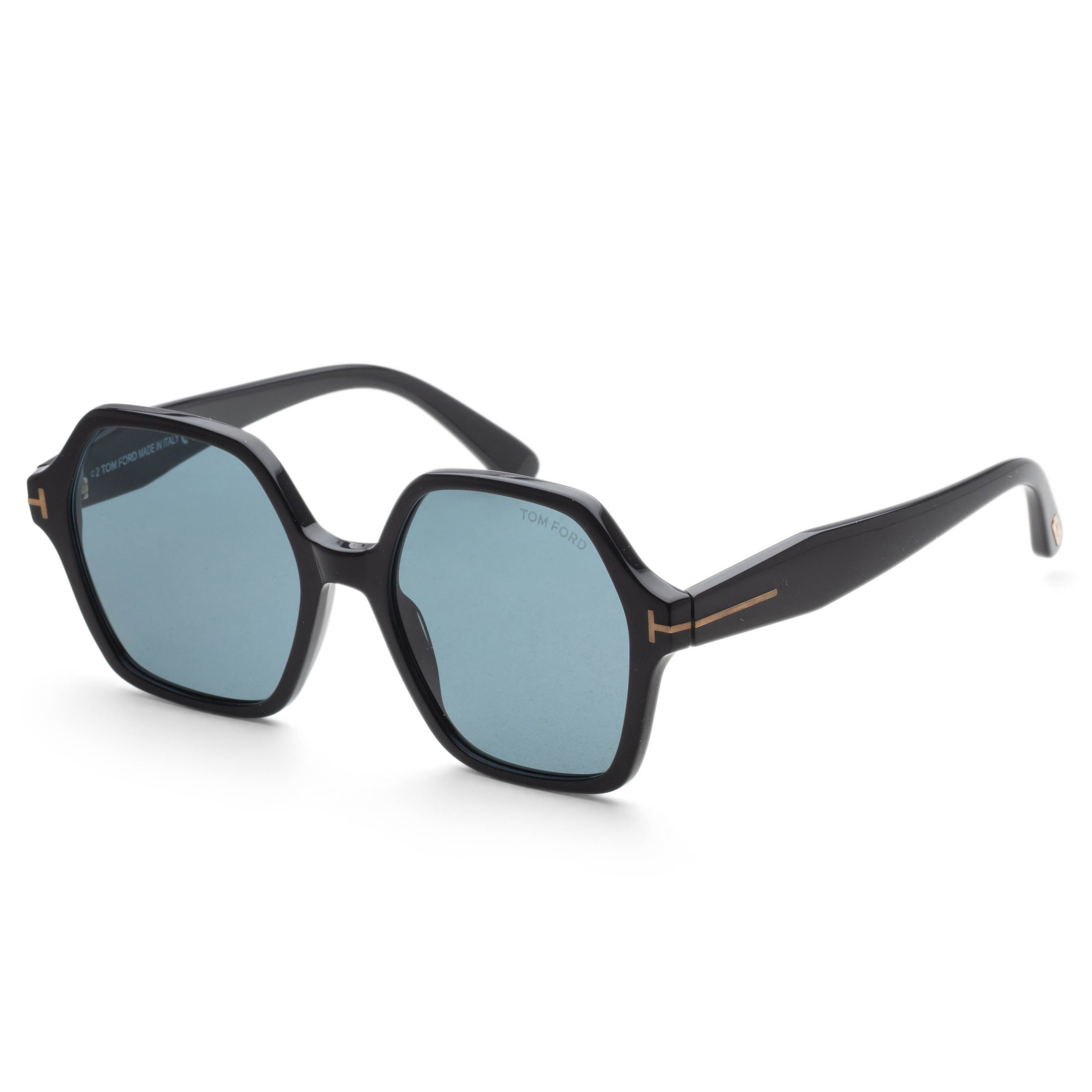 Tom Ford Women's Romy 56 Shiny Black Sunglasses FT1032-01A-56
