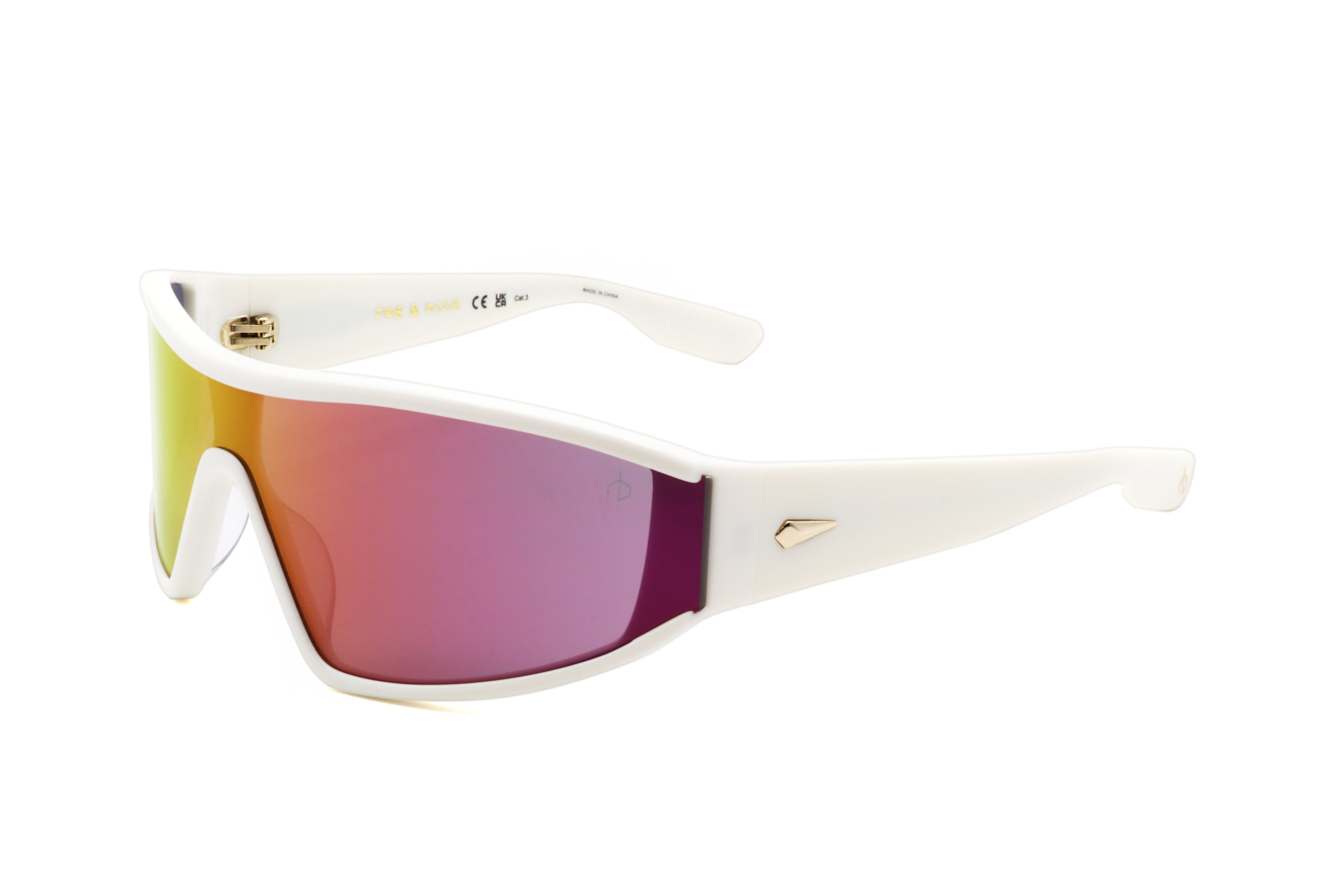 Rag & Bone Women's 99mm White Sunglasses RNB6003-S-VK6-99