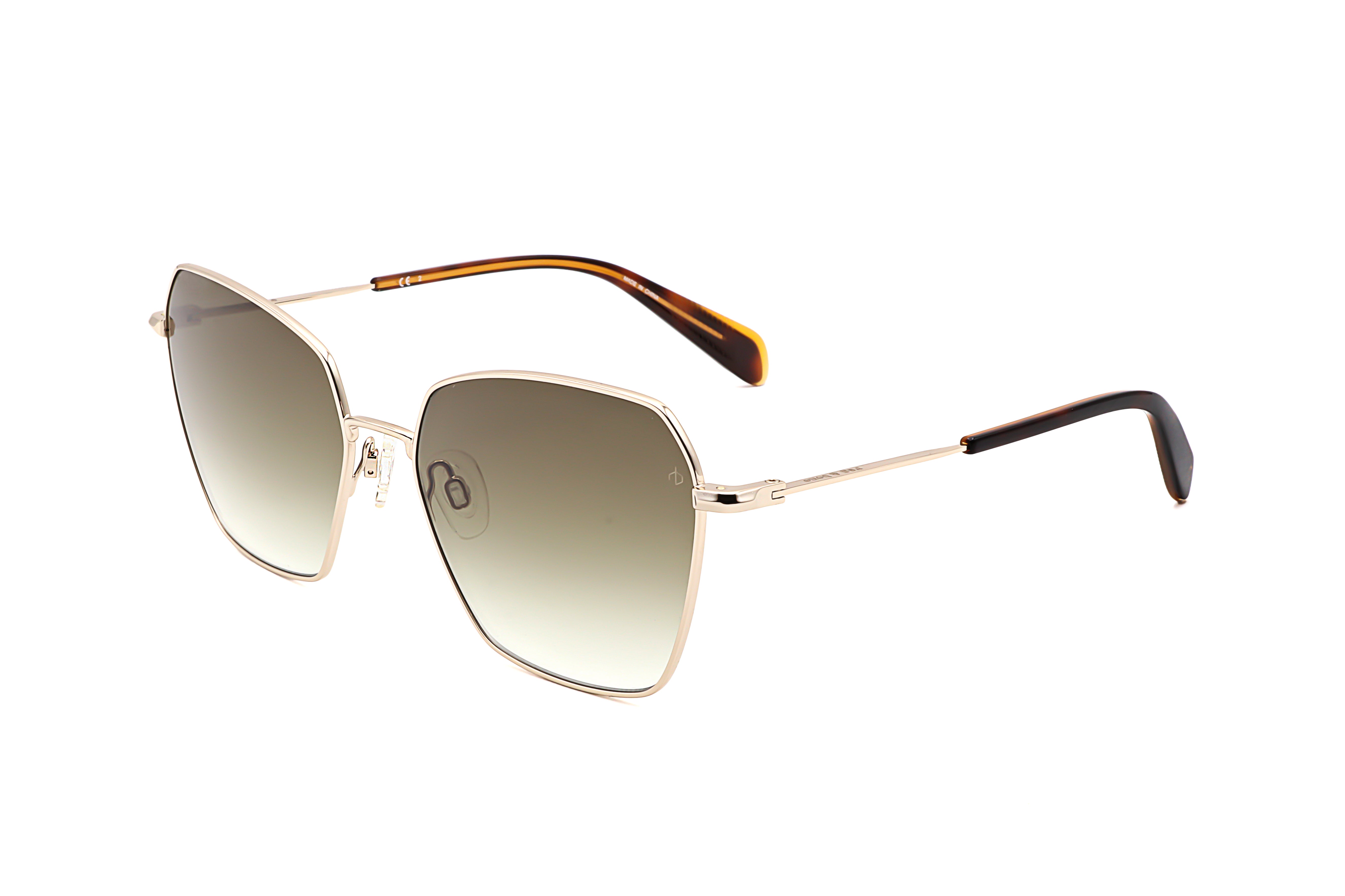 Rag & Bone Women's 58mm Gold Green Sunglasses RNB1034-G-S-PEF-58
