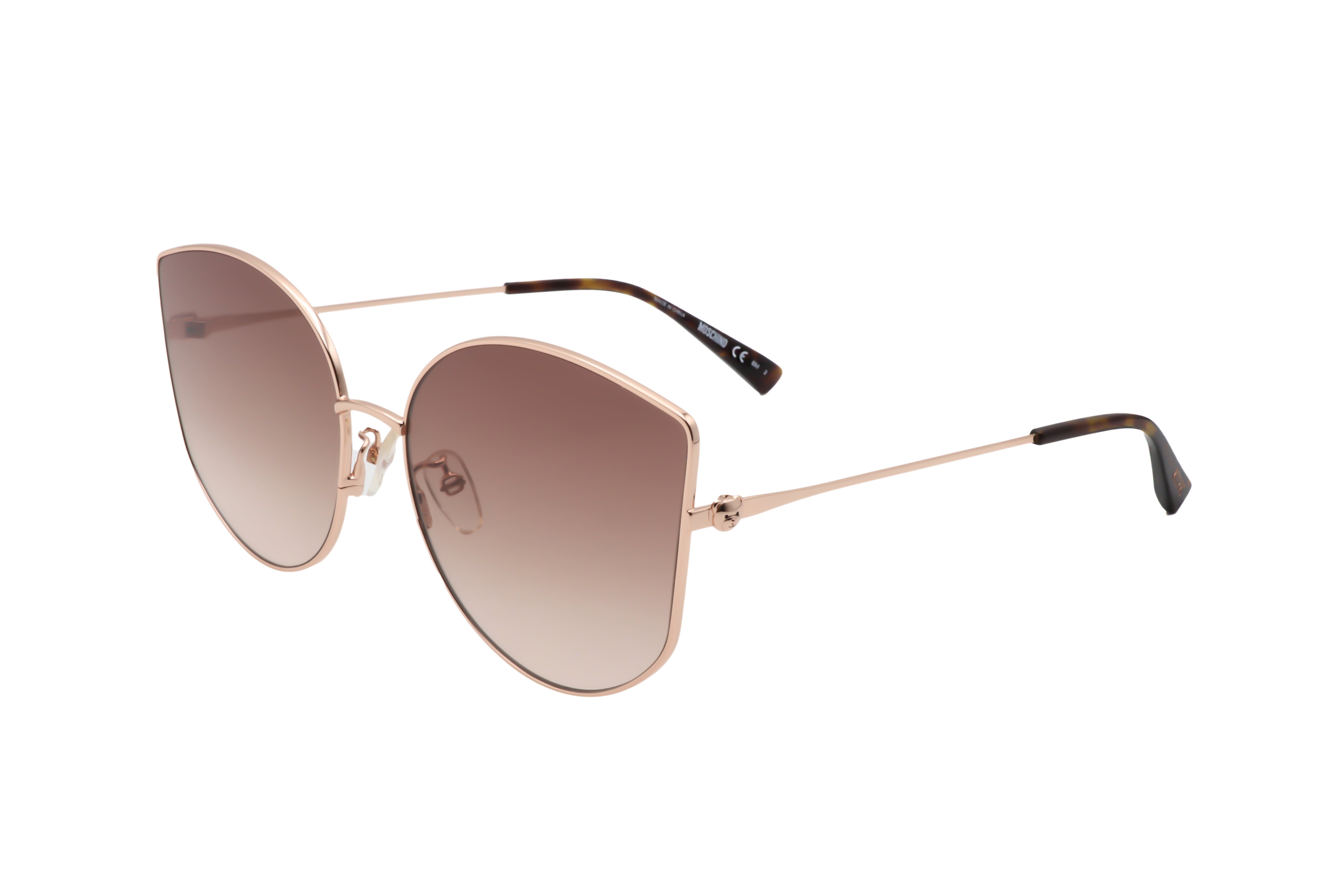 Moschino Women's 64mm Gold Copper Sunglasses MOS086-G-S-DDB-64