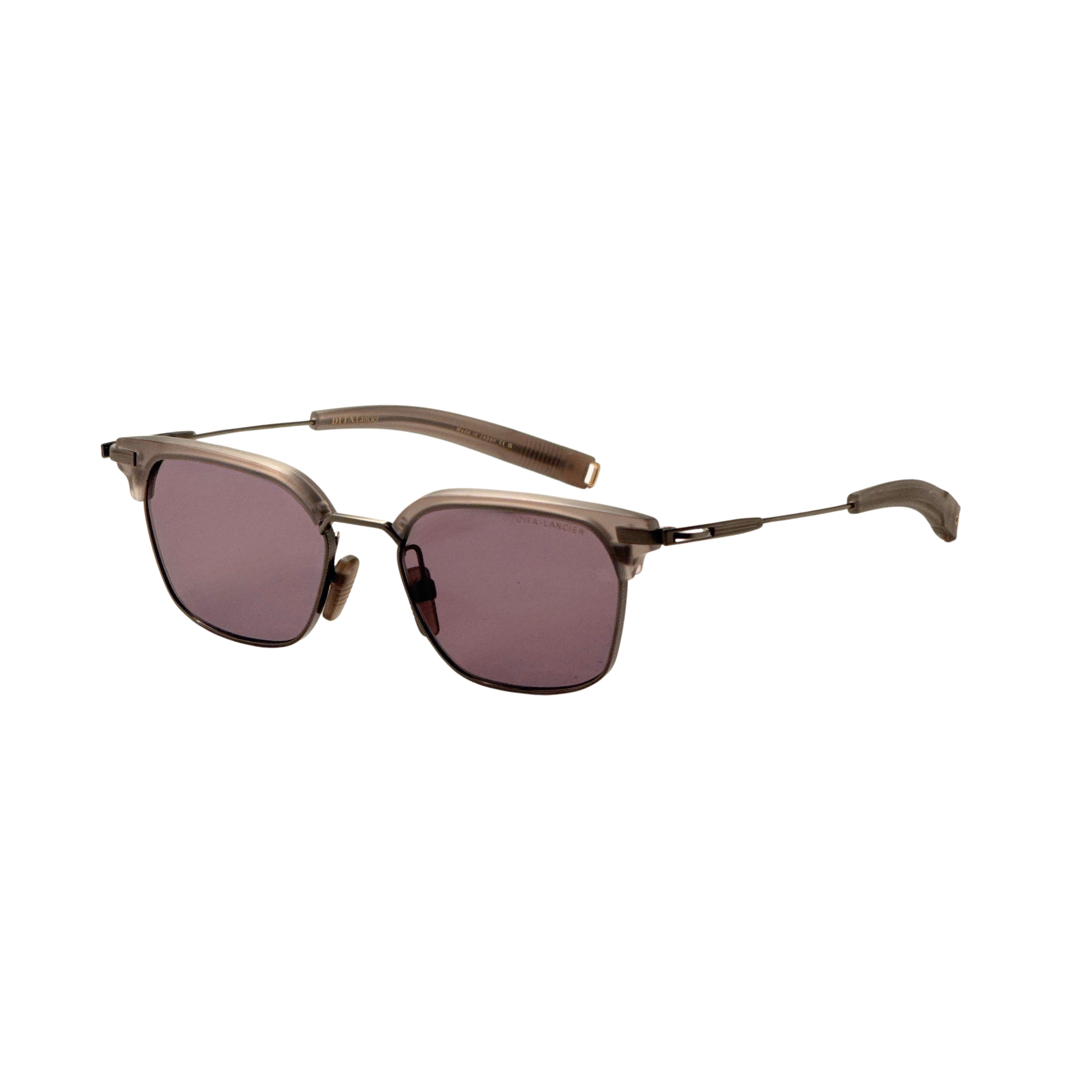 Dita Lancier Men's 52 mm Sunglasses Grey Antique Silver Polarized DLS410-A-02-A