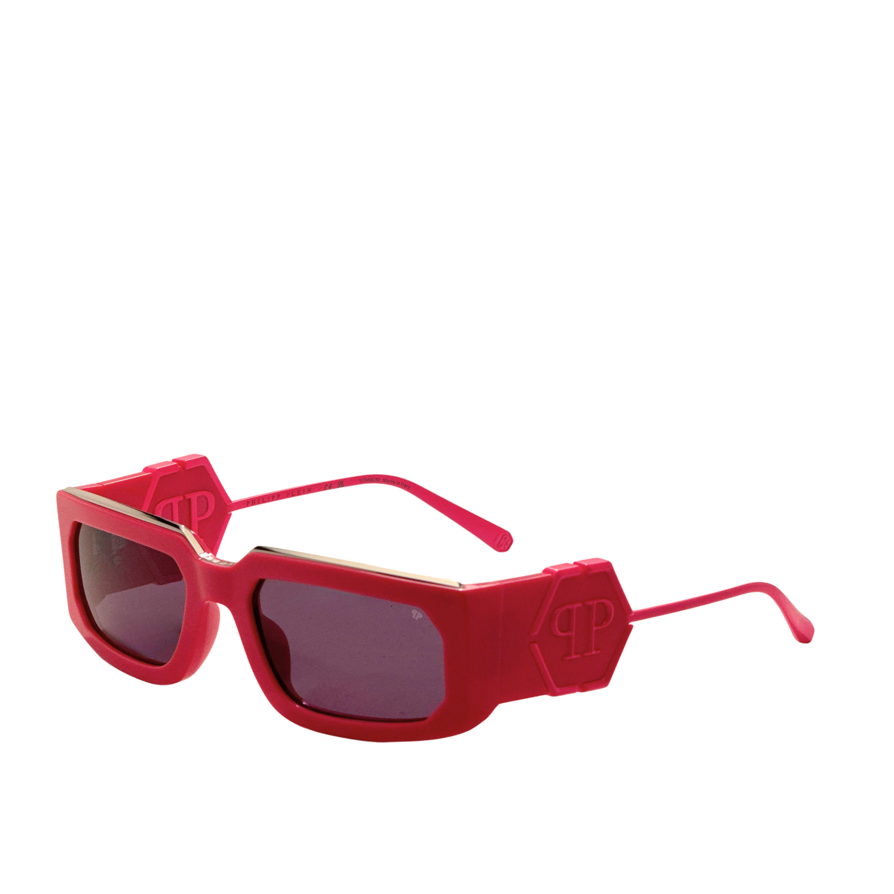 Philipp Plein Unisex 58mm Fuschia Sunglasses SPP119M5807BE