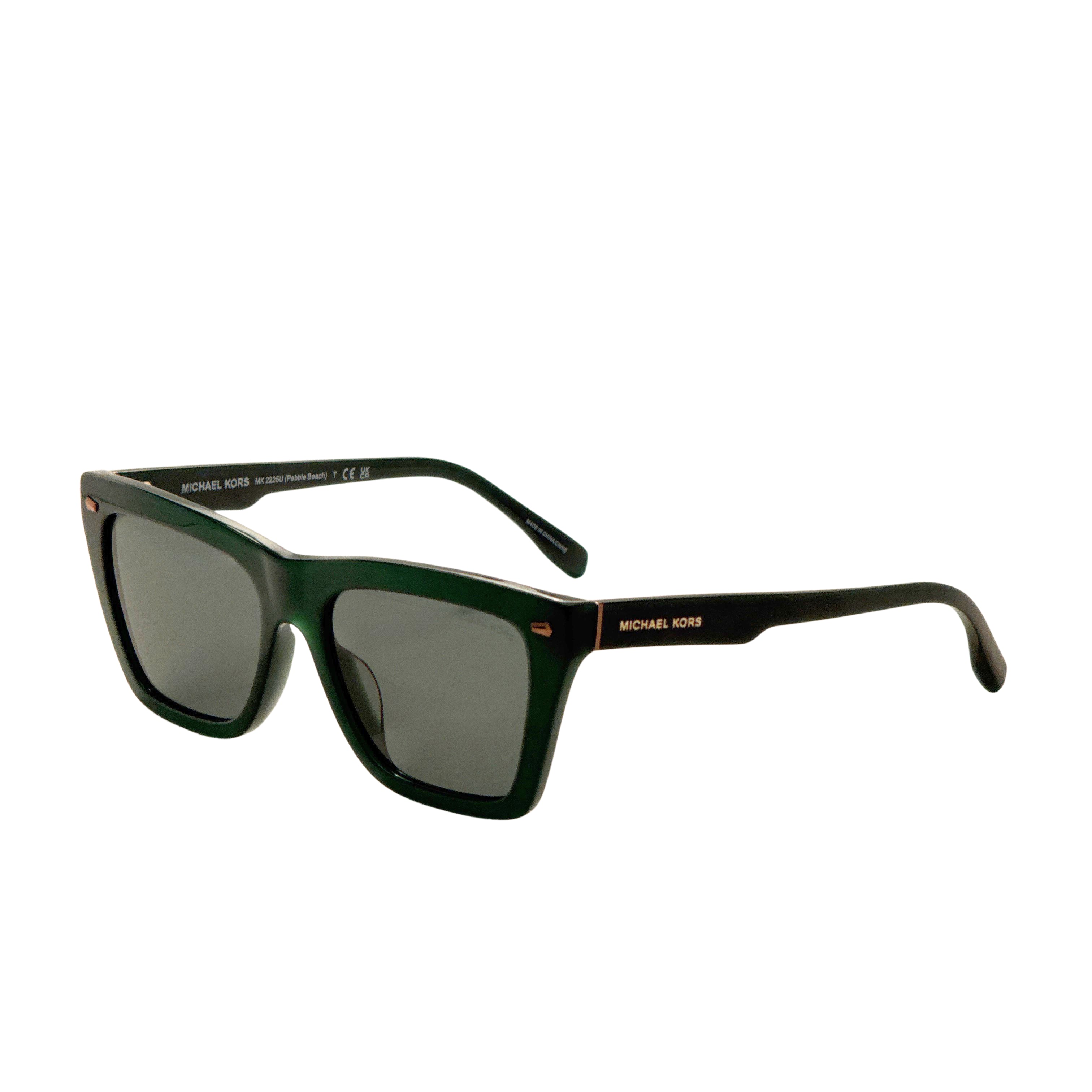 Michael Kors Men's Pebble Beach 56mm Olive Solid Sunglasses MK2225U-40083H-56