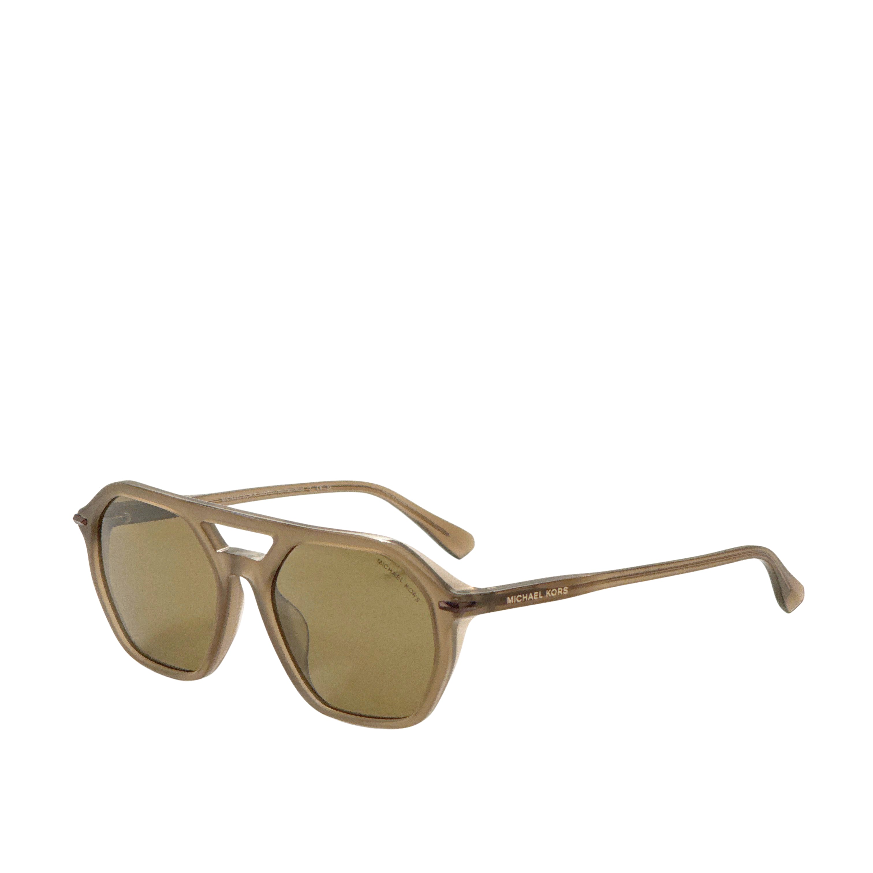 Michael Kors Men's Jackson Hole 57mm Olive Transp. Sunglasses MK2251U-40127I-57