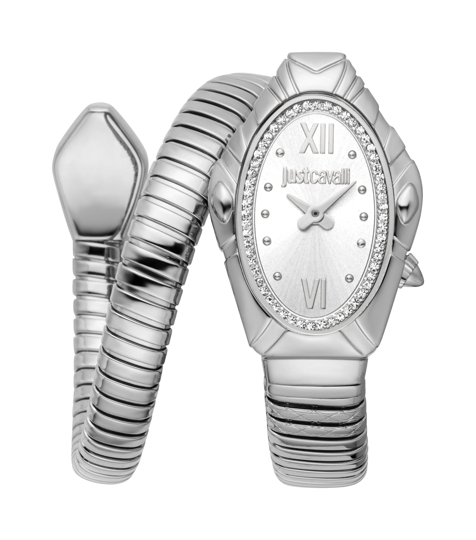 Just Cavalli Women's Lirica 25mm Silver Quartz Watch JC1L357M0015