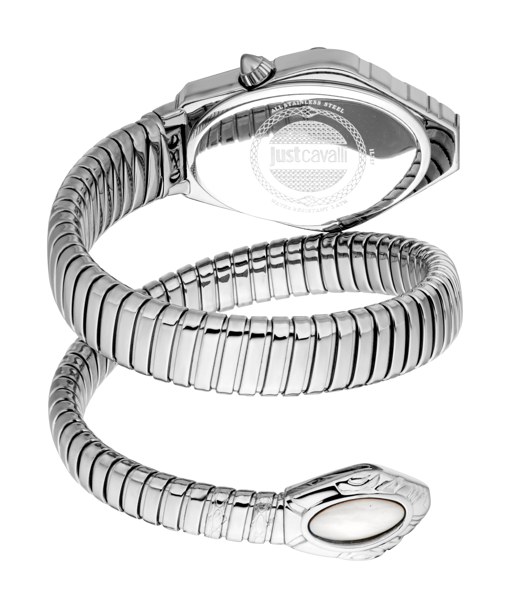 Just Cavalli Women's Lirica 25mm Silver Quartz Watch JC1L357M0015