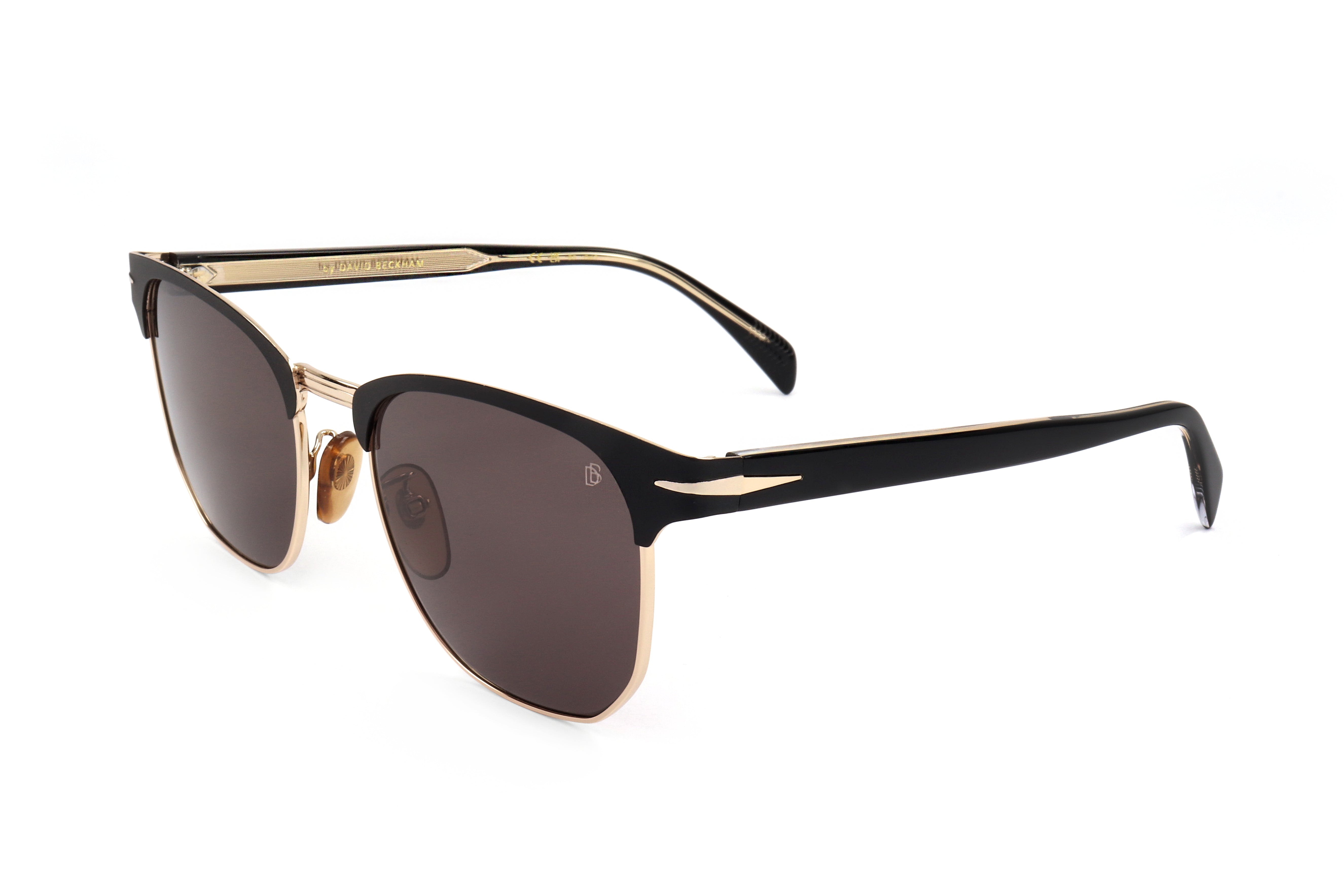 David Beckham Men's 56mm Matte Black Gold Sunglasses DB7057FS-0I46-IR