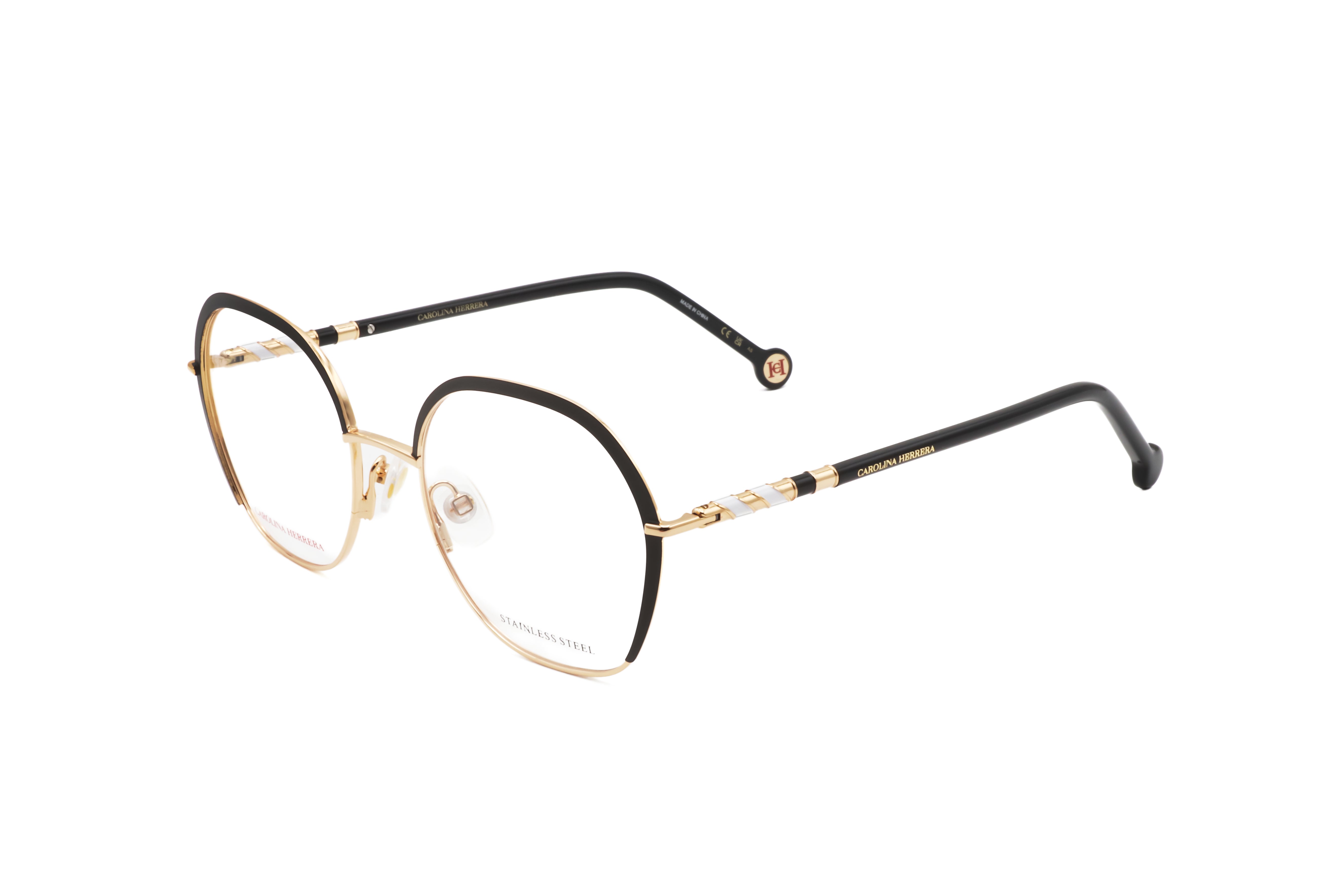 Carolina Herrera Women's 52mm Black Gold Eyeglasses HER0099-02M2-19