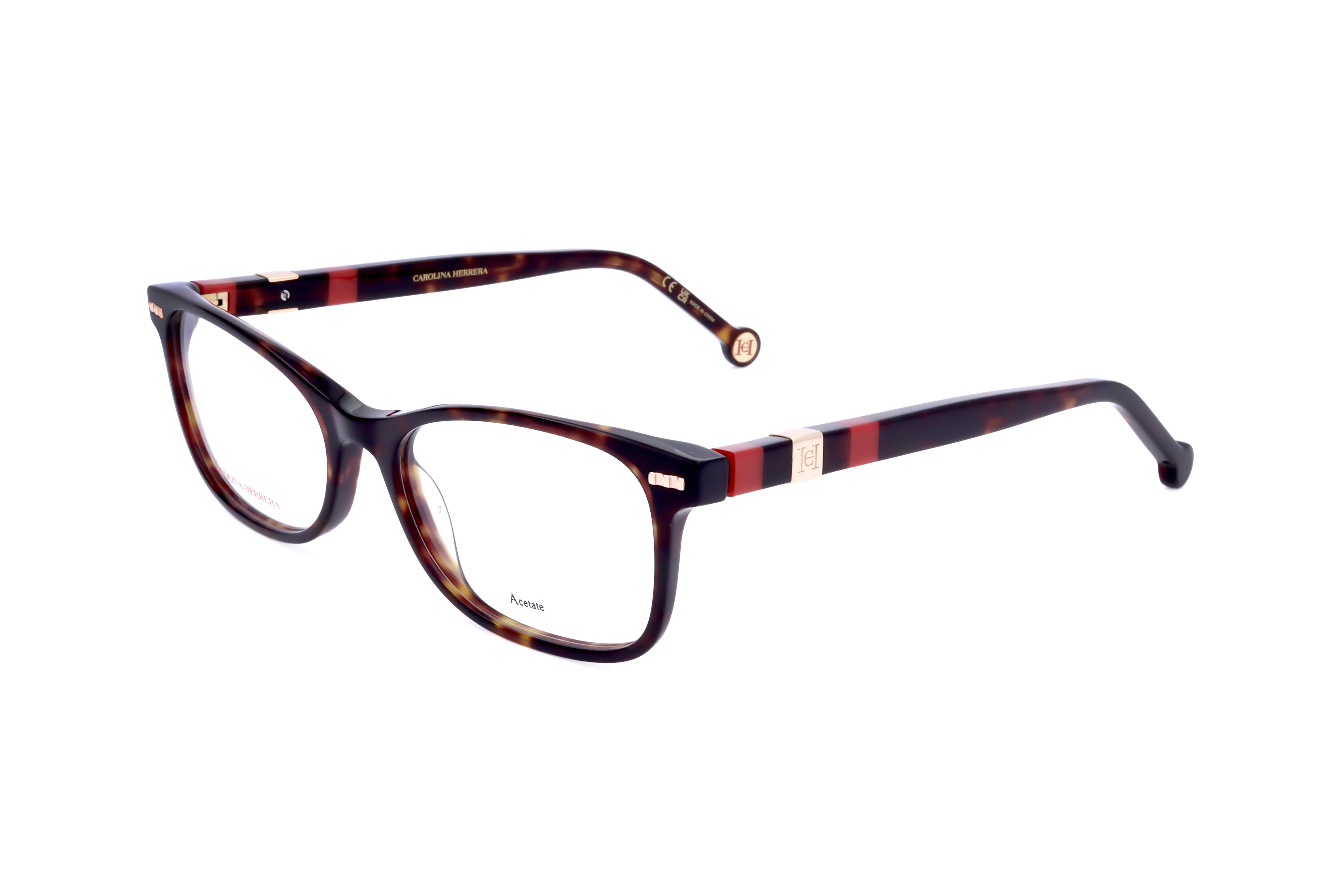 Carolina Herrera Women's 54 mm Havana Red Eyeglasses HER0110-O63-54