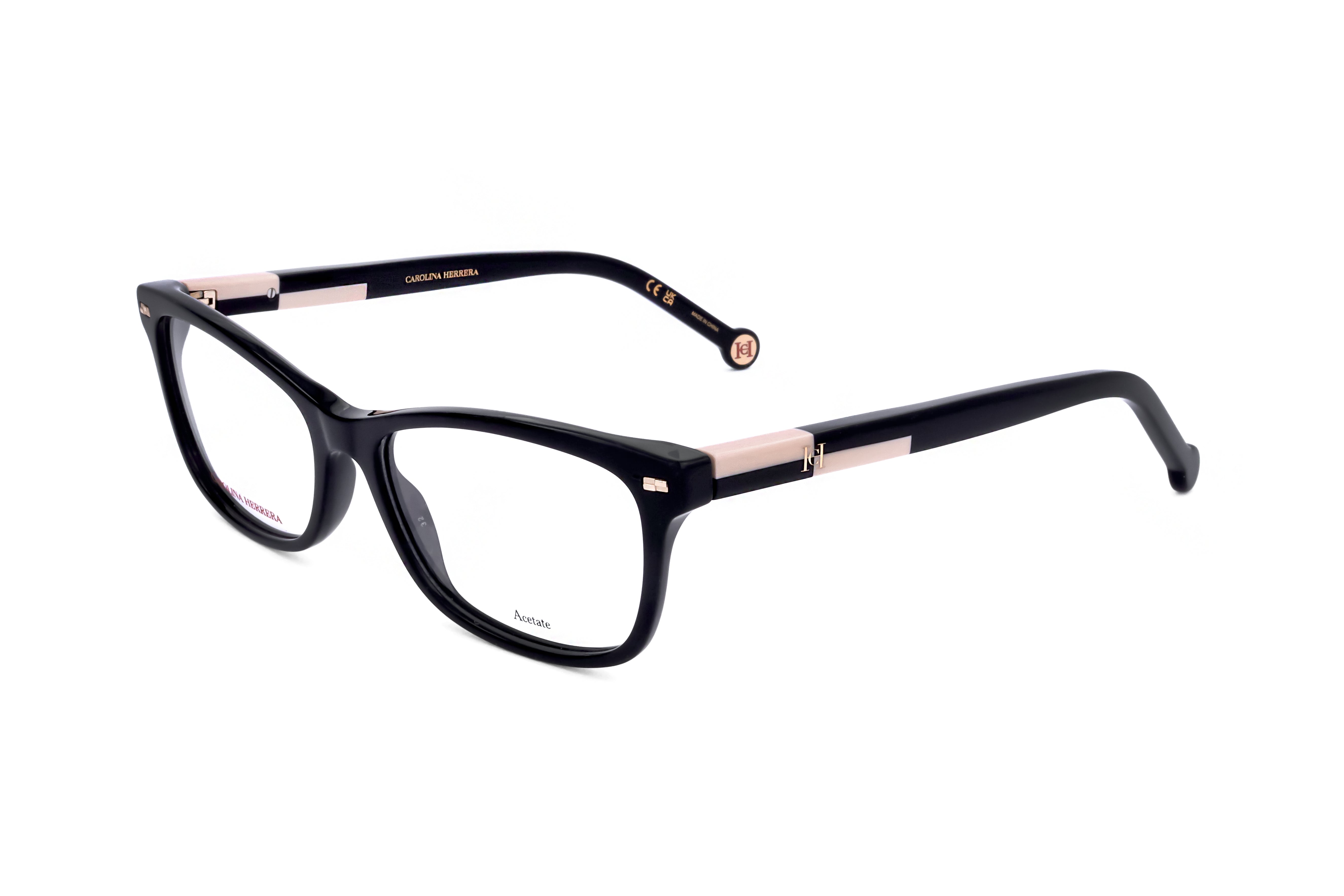 Carolina Herrera Women's 54 mm Black Nude Eyeglasses HER0160-KDX-54