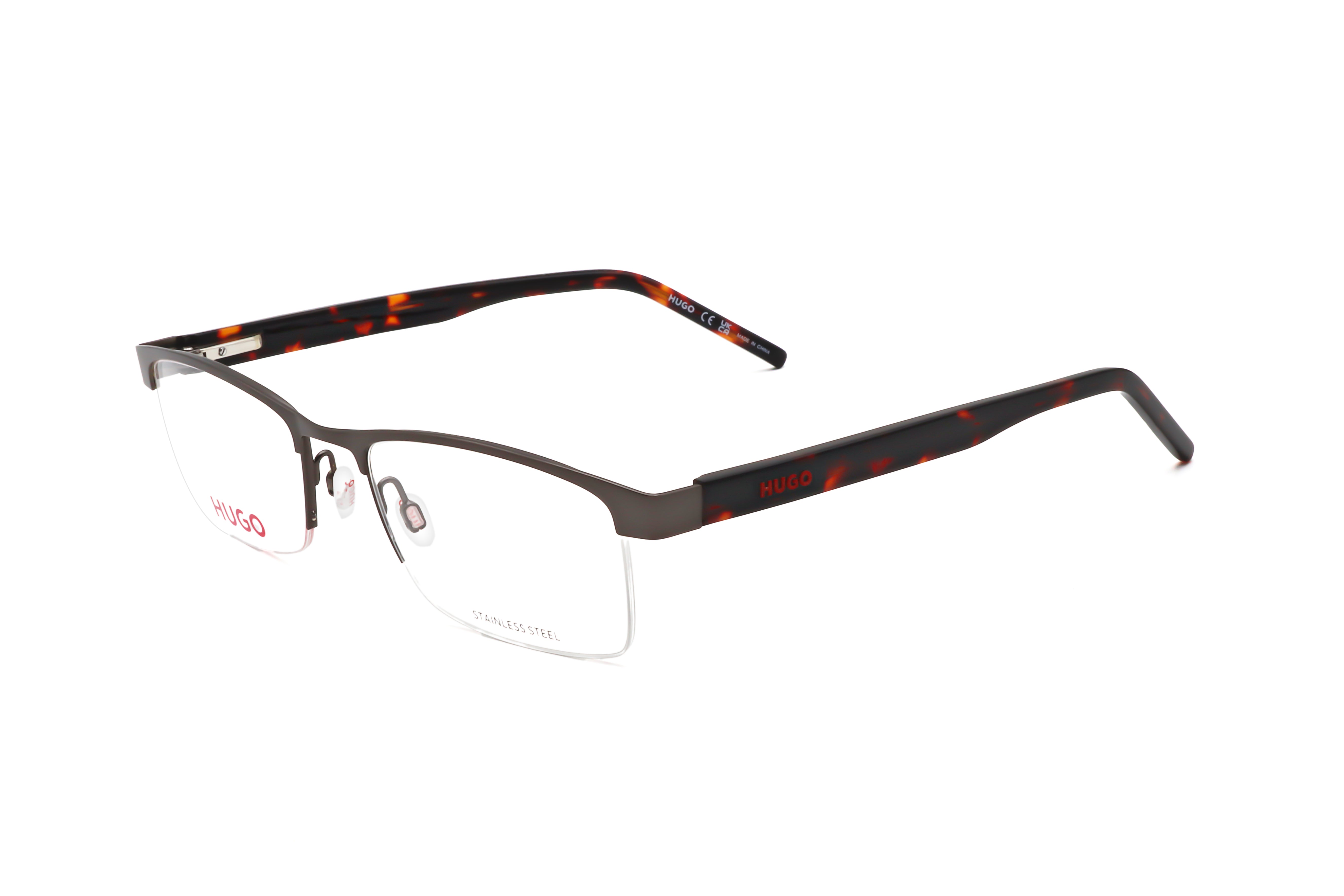 Hugo Boss Men's 53mm Matte Ruthenium Eyeglasses HG1199-0R81-53