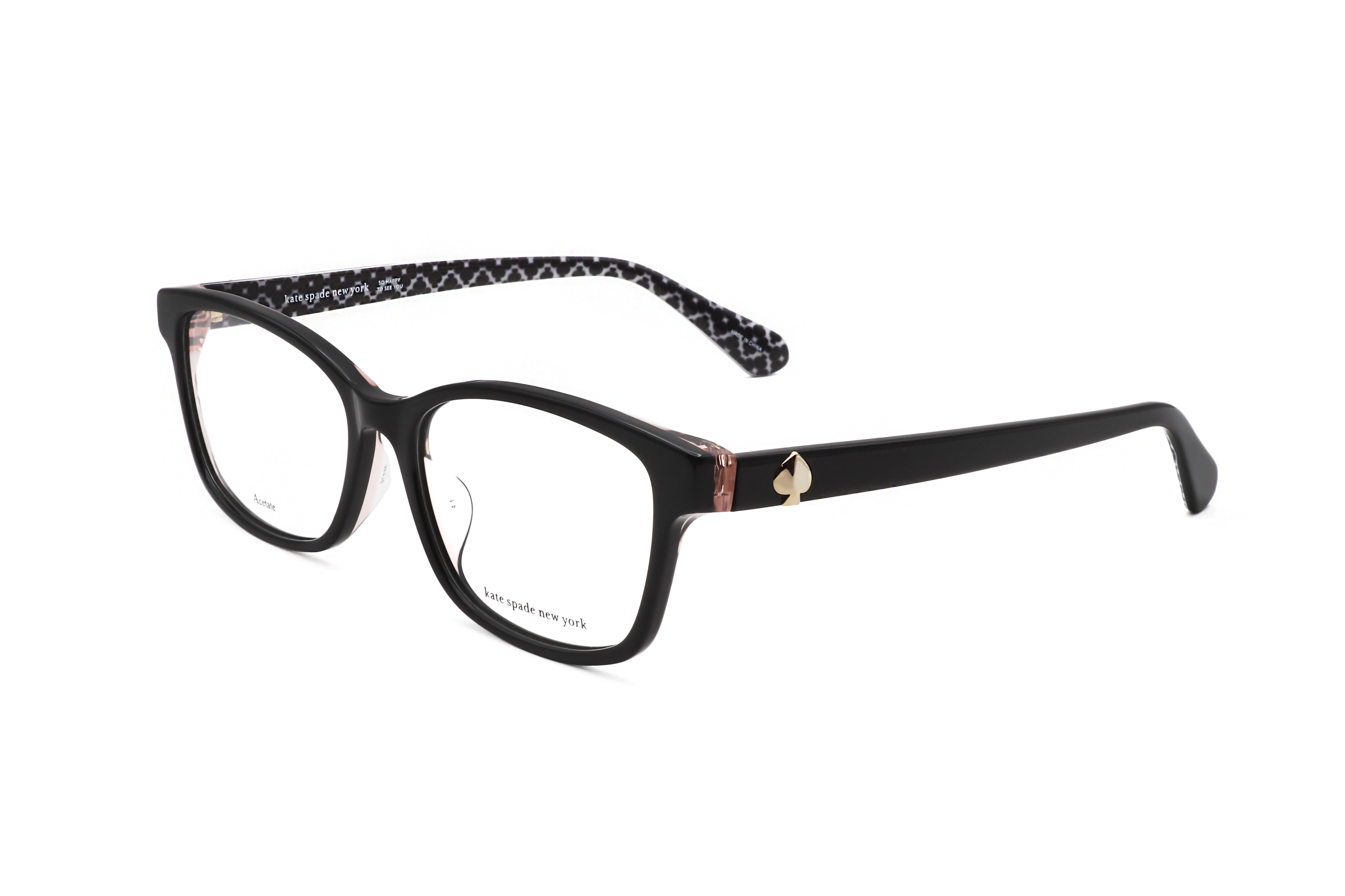 Kate Spade Women's 55mm Black Pink Eyeglasses KARIANE-F-3H2-55