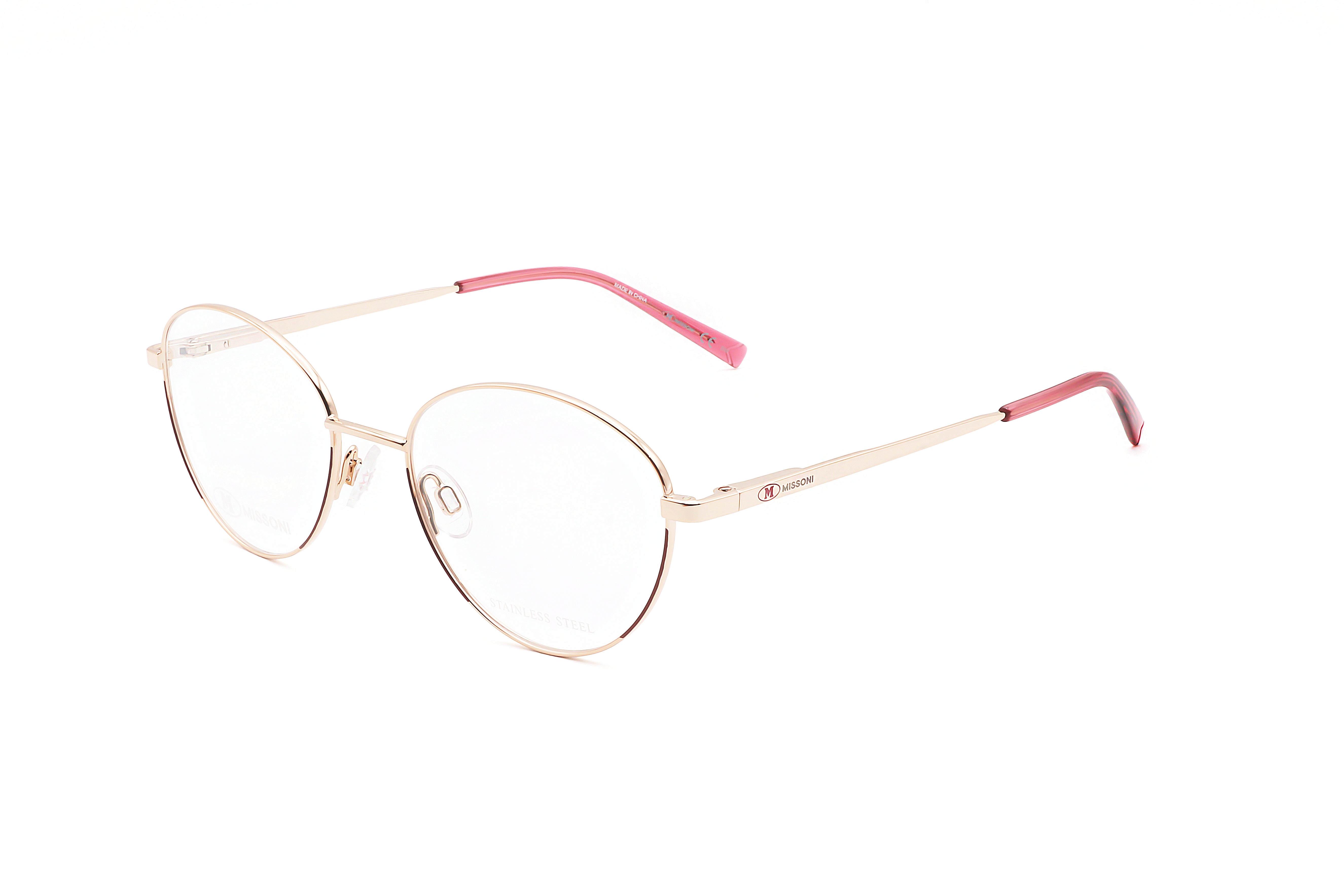 Missoni Women's 53mm Burgundy Copper Gold Eyeglasses MMI0024-YK9-53