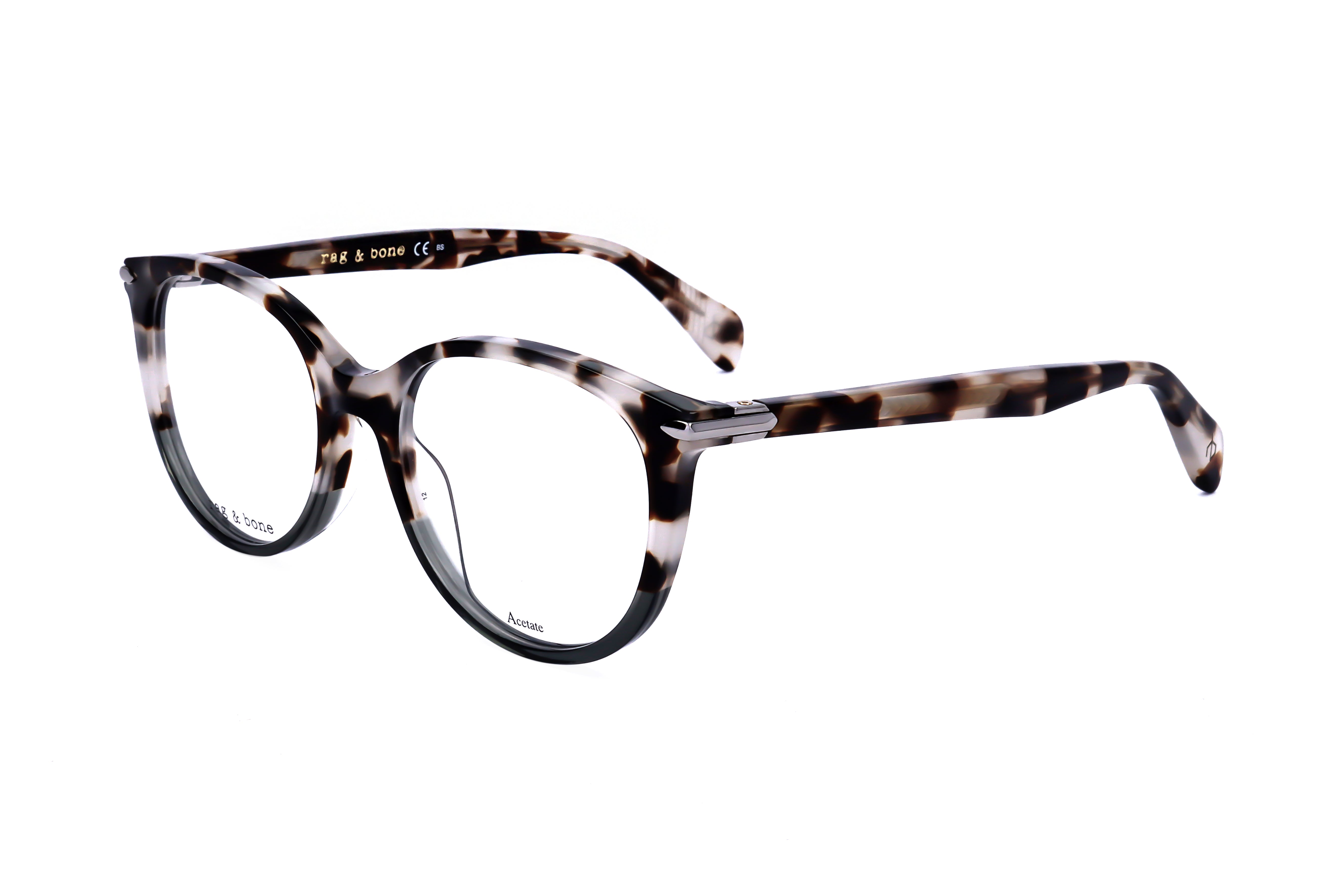 Rag & Bone Women's 51 mm Havana Grey Eyeglasses RNB3023-AB8-51