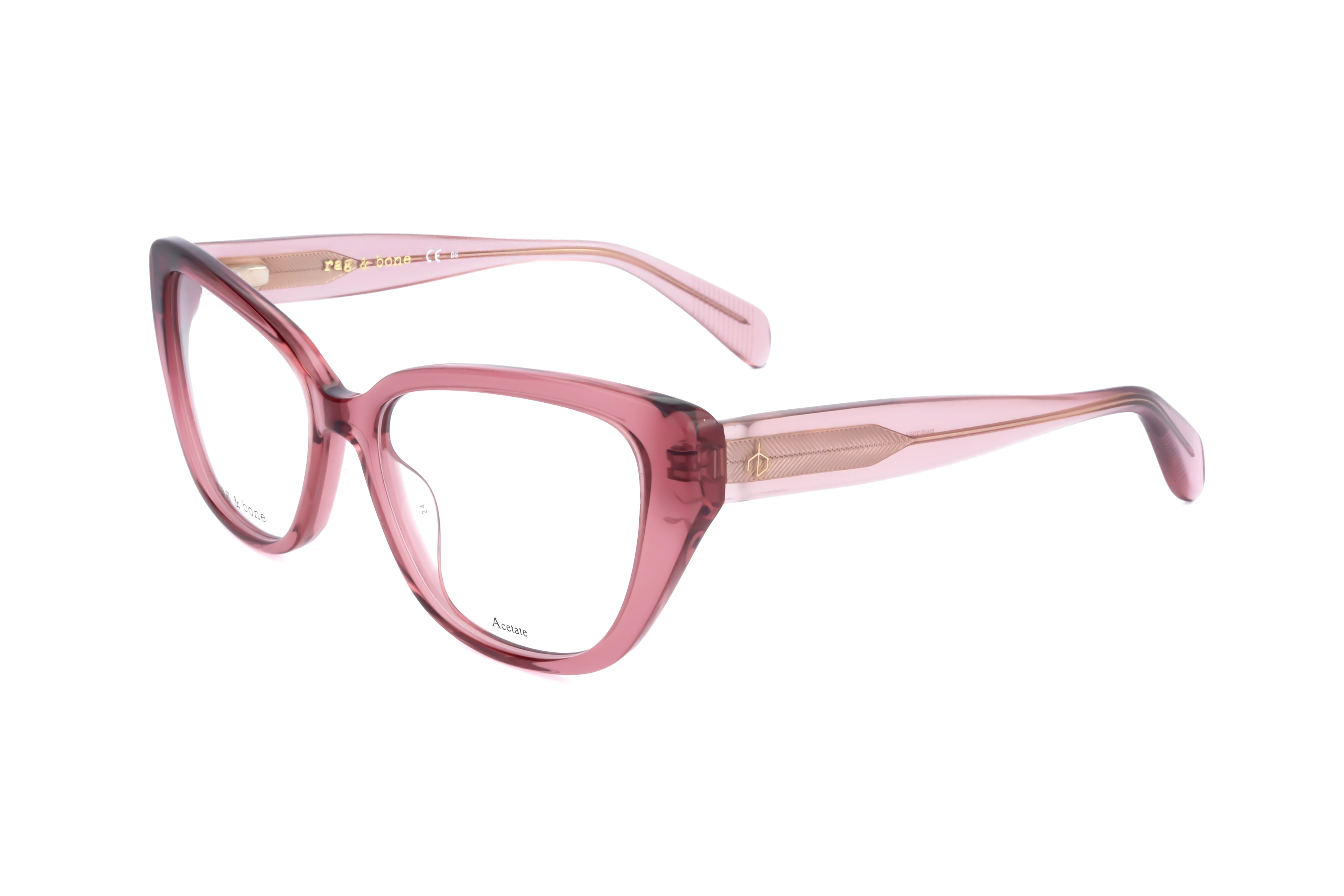 Rag & Bone Women's 54 mm Pink Eyeglasses RNB3061-35J-54