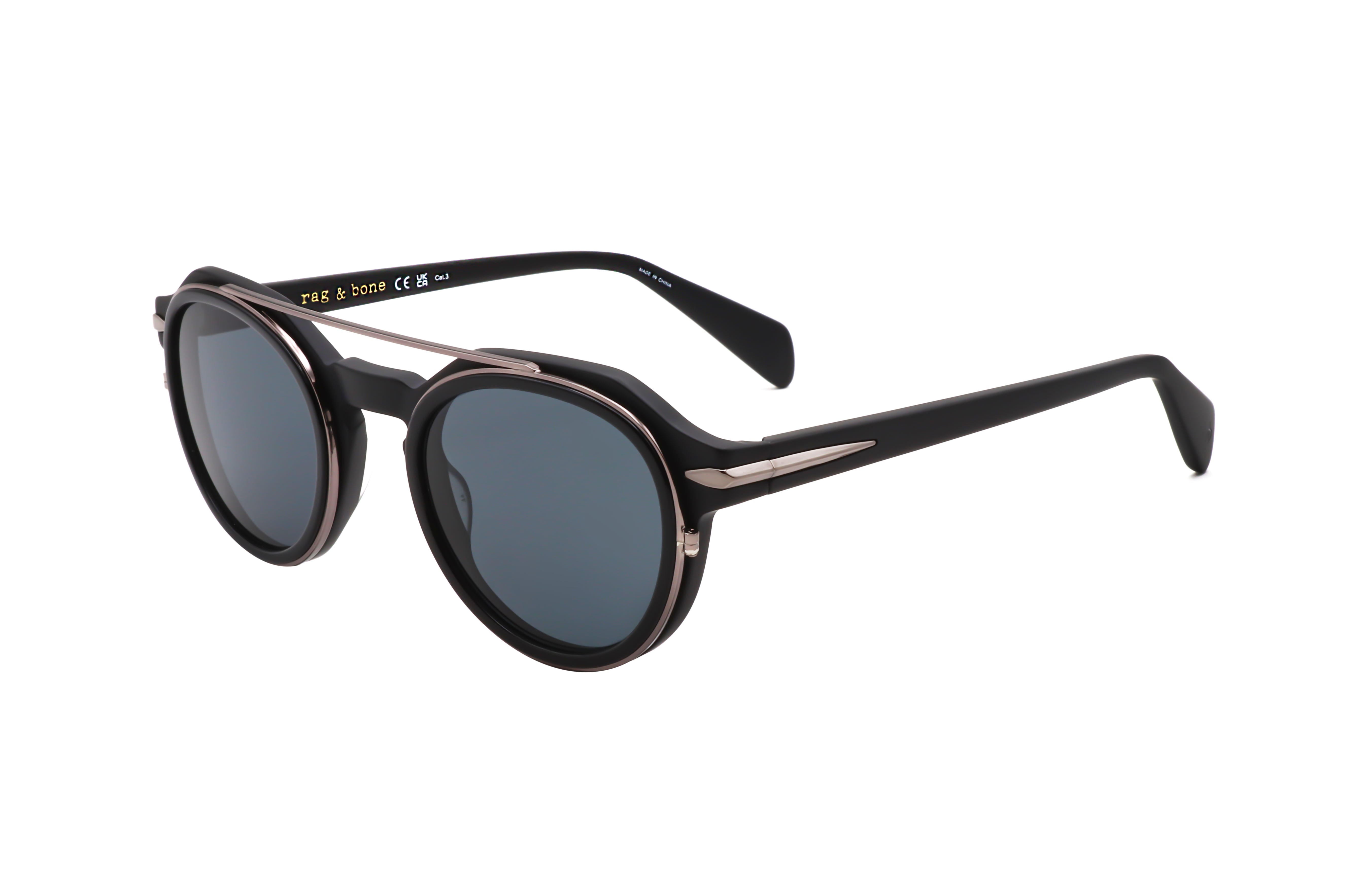 Rag & Bone Men's 51mm Black Sunglasses RNB6006-S-807-51