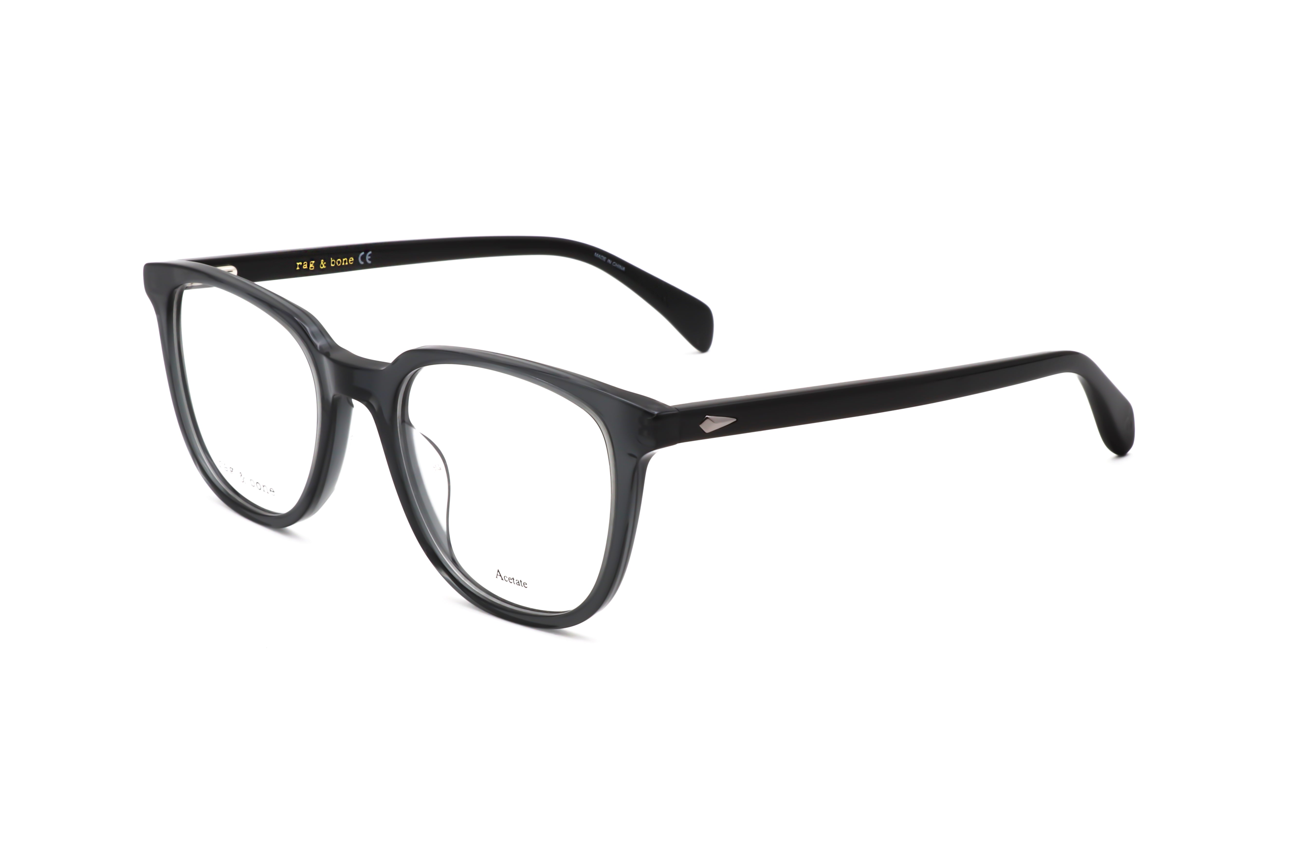 Rag & Bone Men's 51 mm Grey Eyeglasses RNB7052-KB7-51