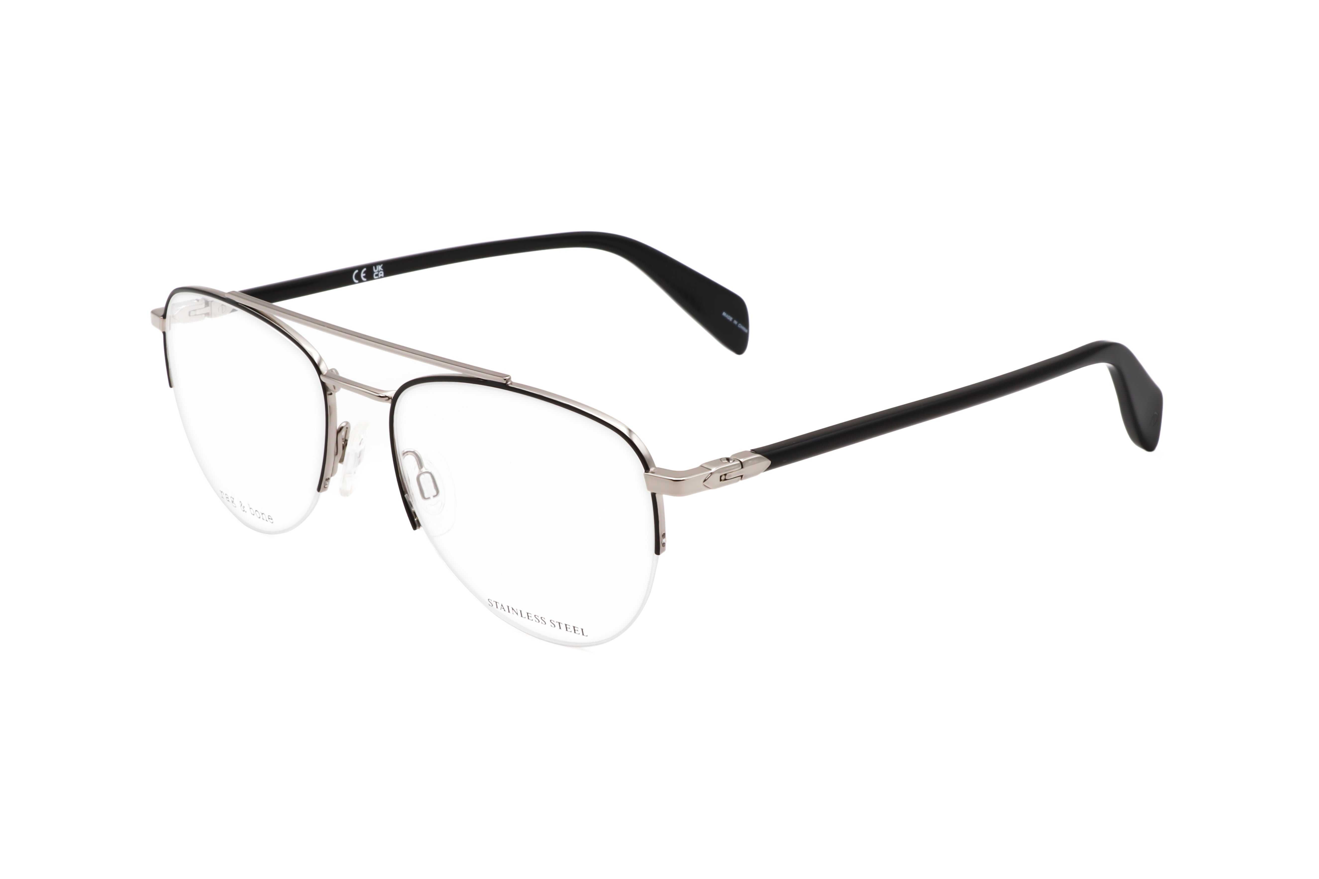 Rag & Bone Men's 54 mm Black Eyeglasses RNB7054-G-807-54