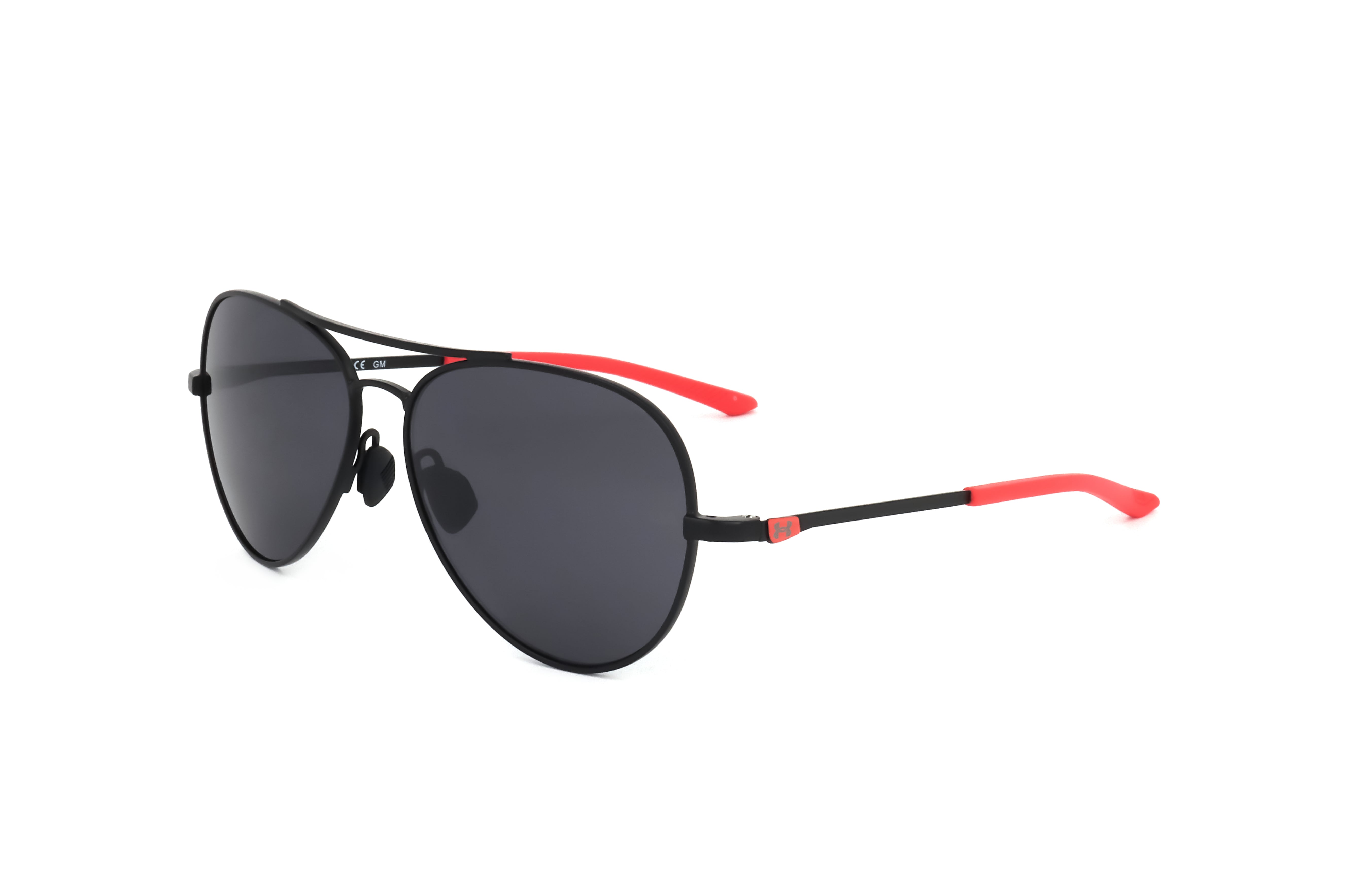 Under Armour Unisex 51 Matte Black Red Sunglasses UAINSTINCT-0BLX-IR