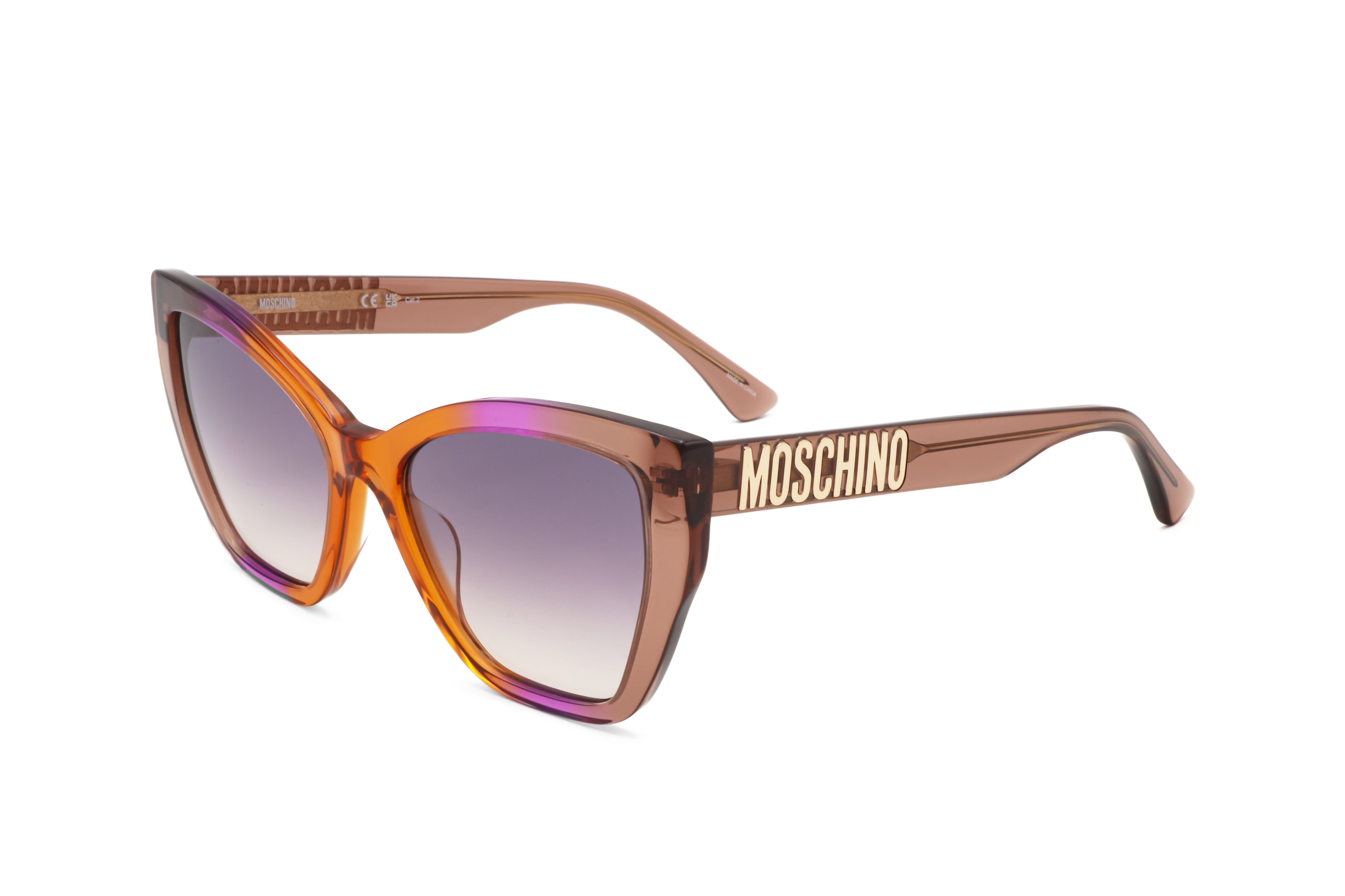 Moschino Women's 55mm Brown Orange Sunglasses MOS155S-012J-FF