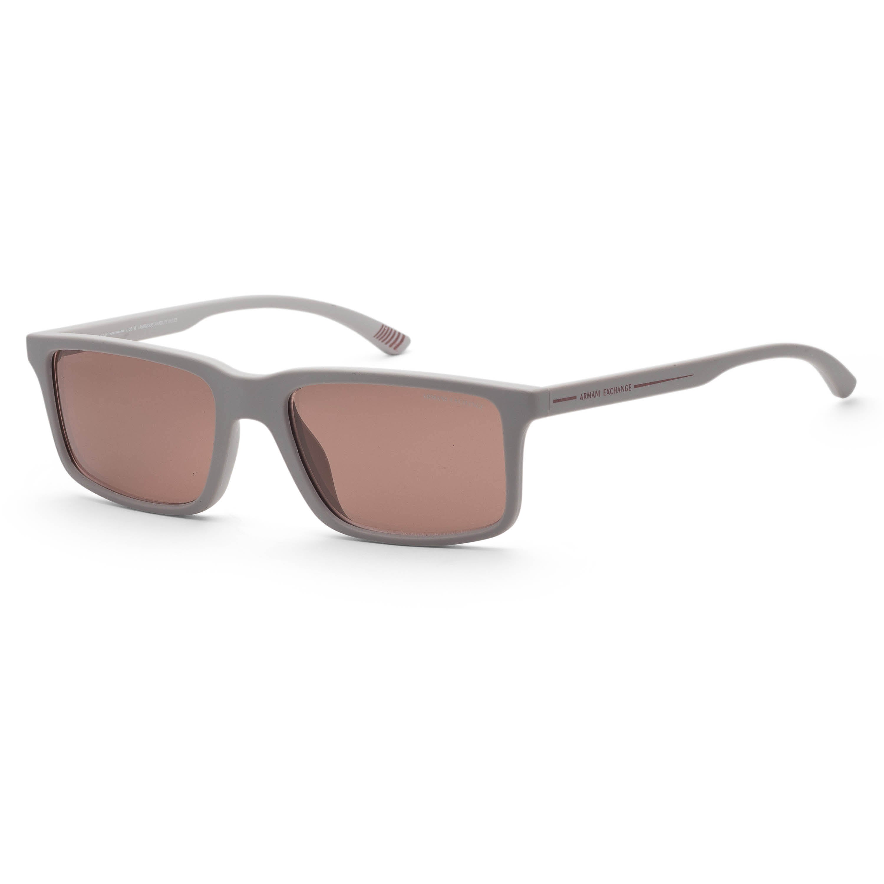 Armani Exchange Men's 57mm Matte Grey Sunglasses AX4157SU-83786G-57