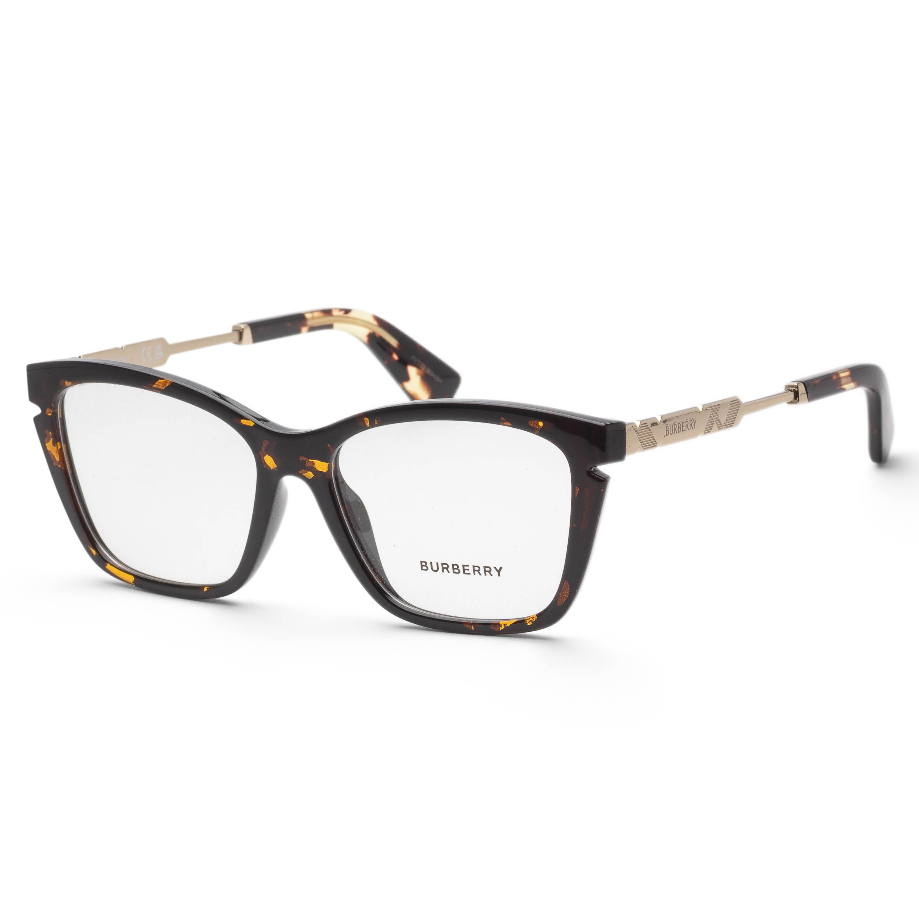Burberry Women's 54mm Yellow Havana Eyeglasses BE2427U-4106-54