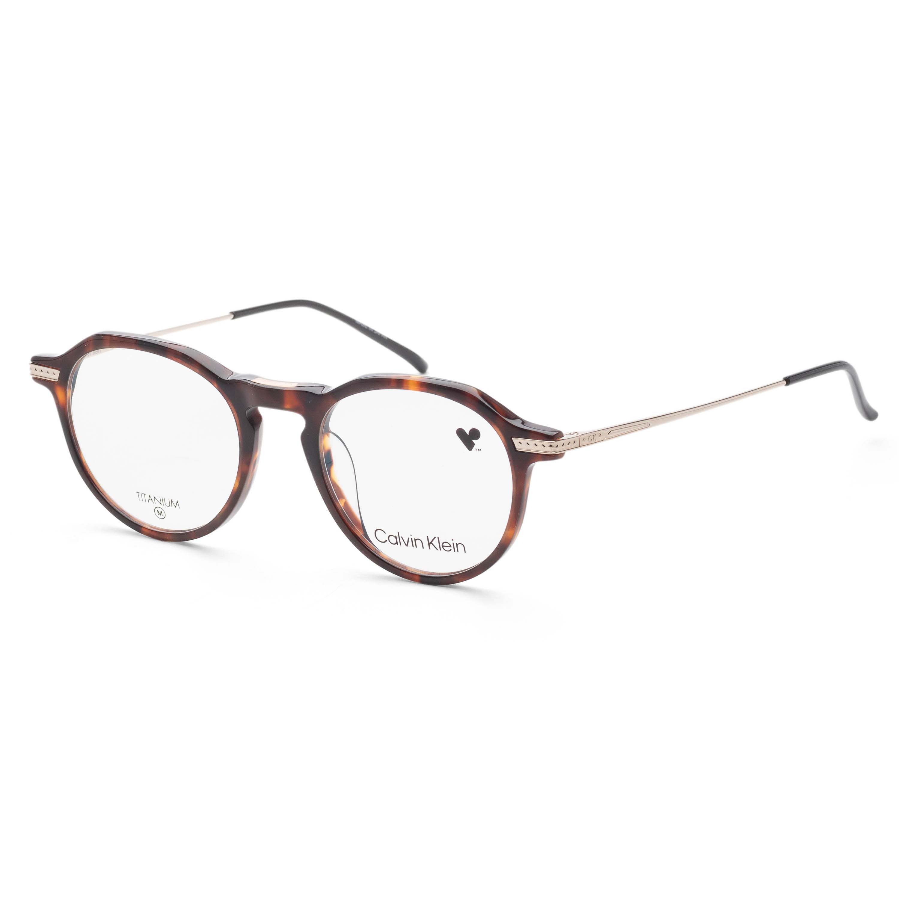 Calvin Klein Men's 48 mm Brown Havana Eyeglasses CK23532T-220