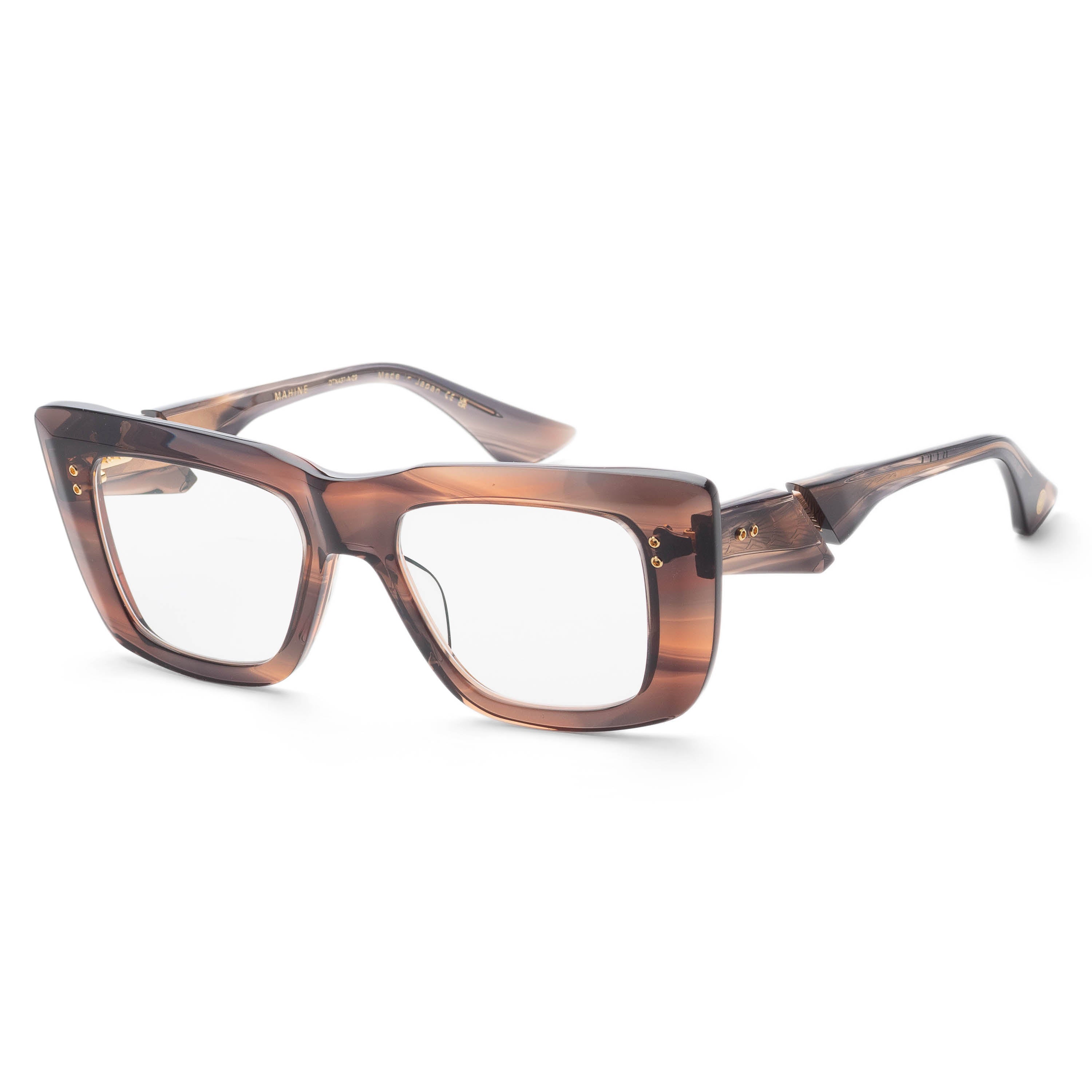 Dita Unisex Icelus 53mm Mirage Swirl Rose Gold Eyeglasses DTX437-A-02
