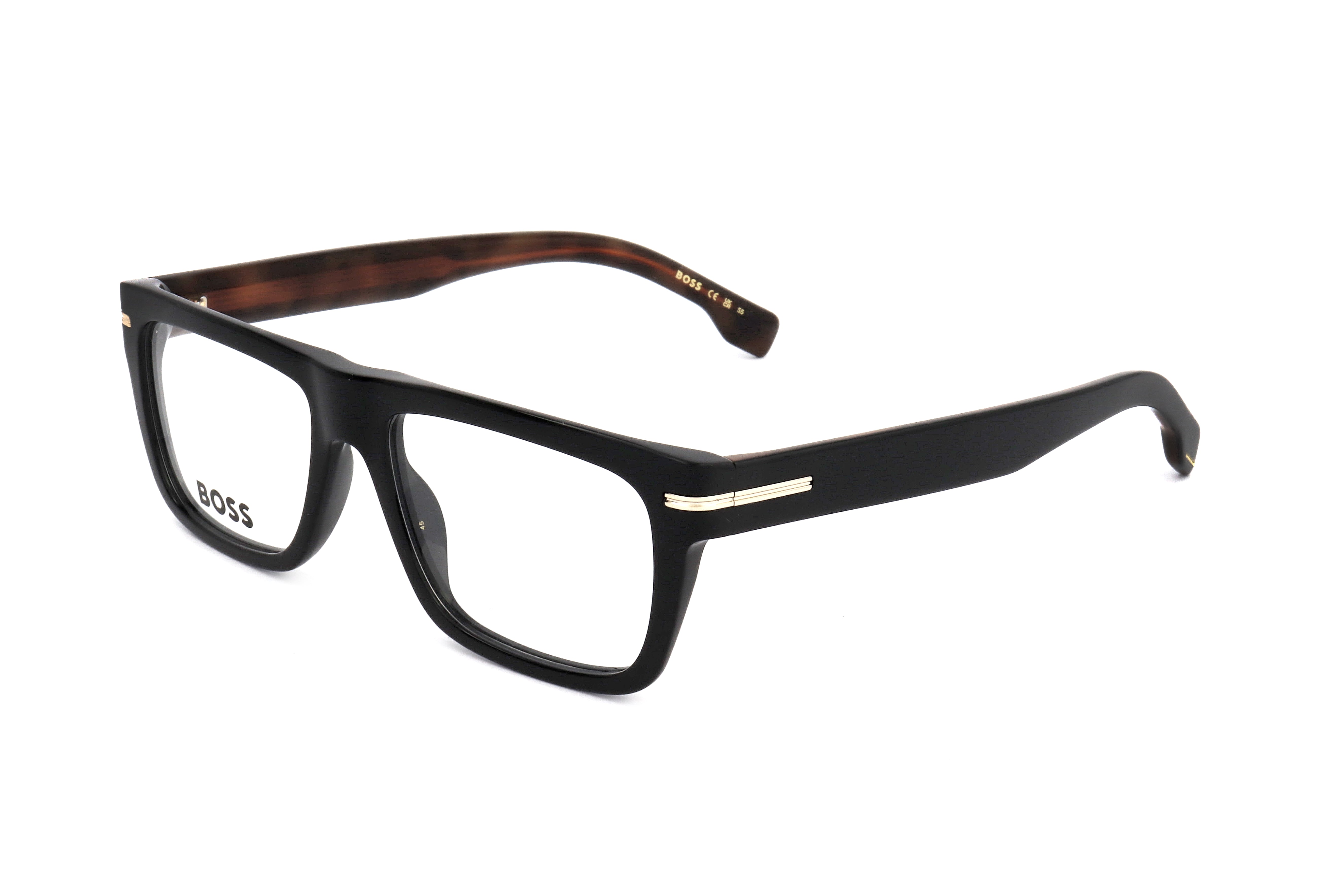 Hugo Boss Men's 53mm Black Havana Eyeglasses BOSS1503-WR7-53